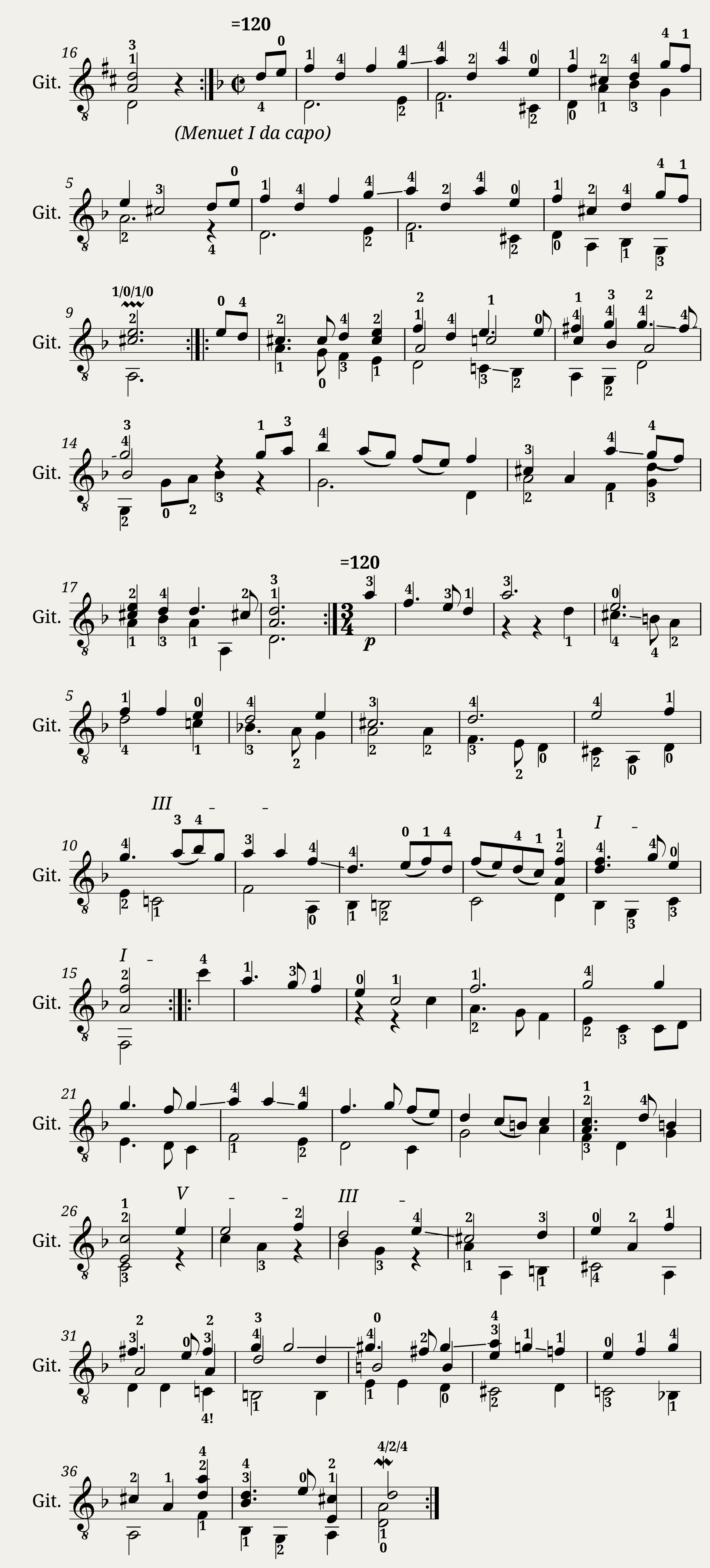 Suite D Minor - Robert de Visée — 5/5