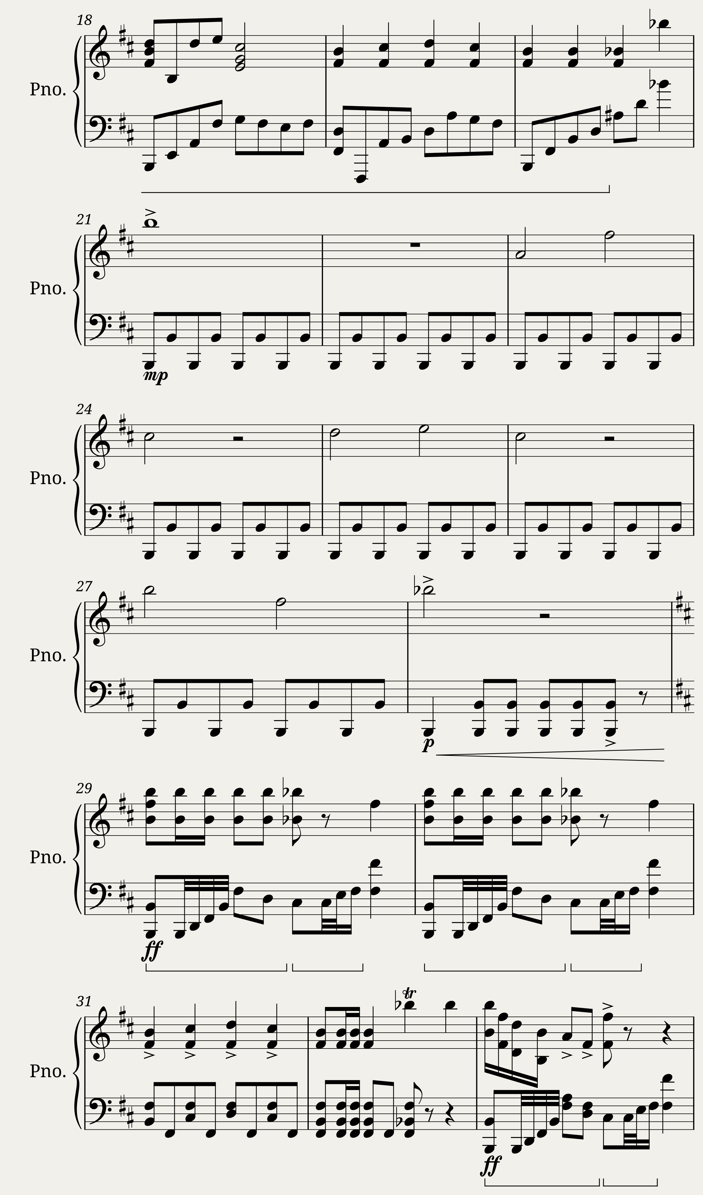 Everlast Stand (Piano Solo Opus I) — 2/4
