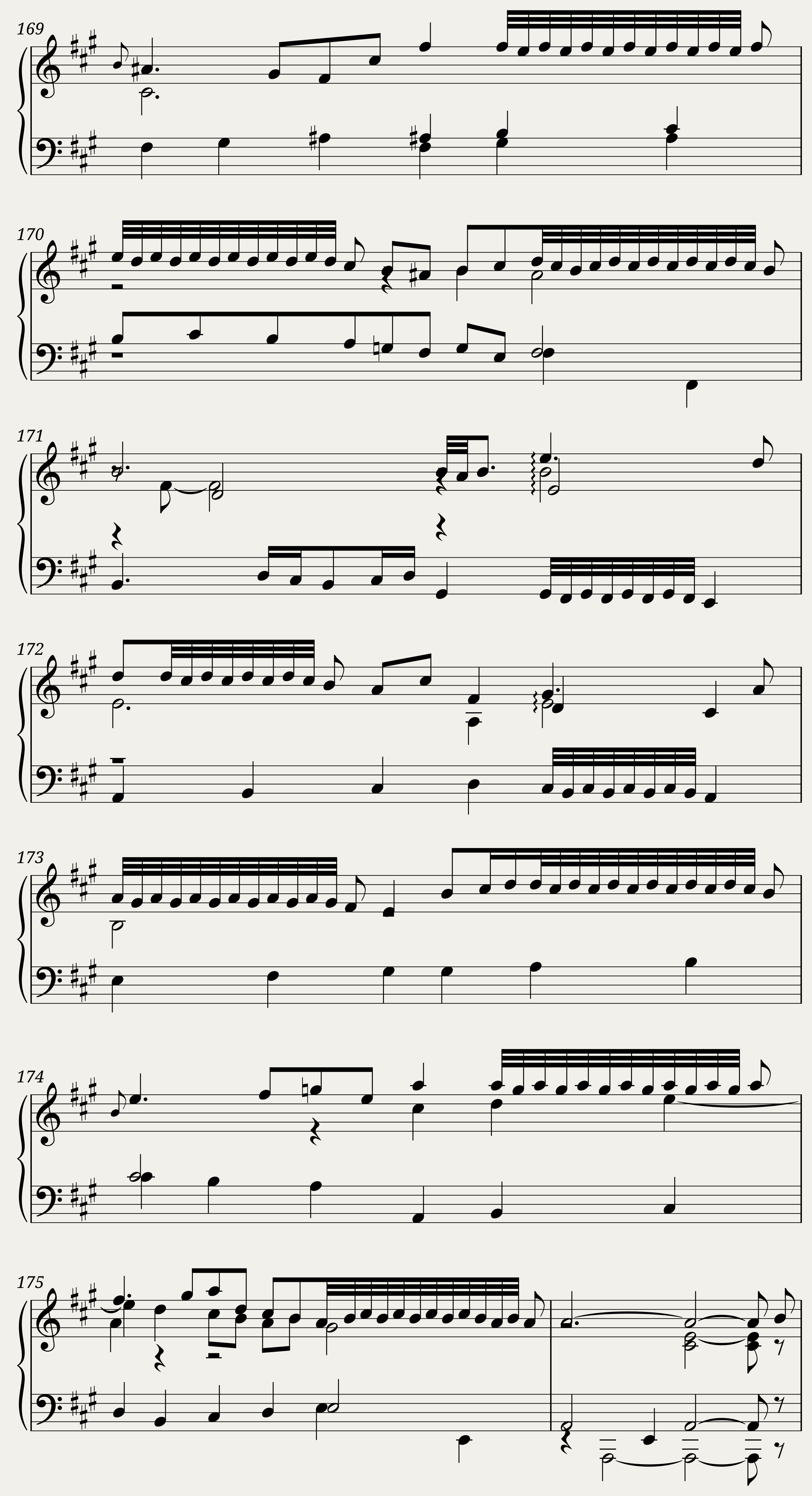 BWV 806: English Suite I (A = 415 Hz) — 14/43