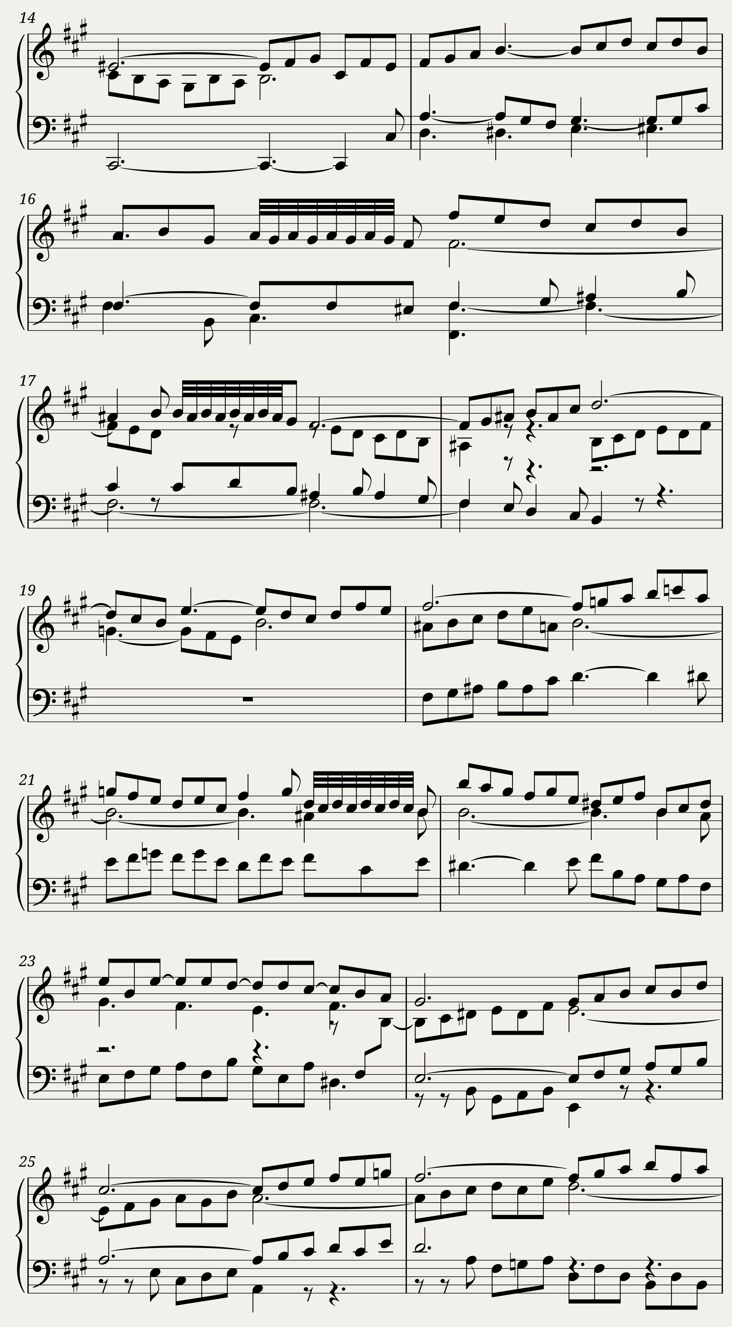 BWV 806: English Suite I (A = 415 Hz) — 2/43