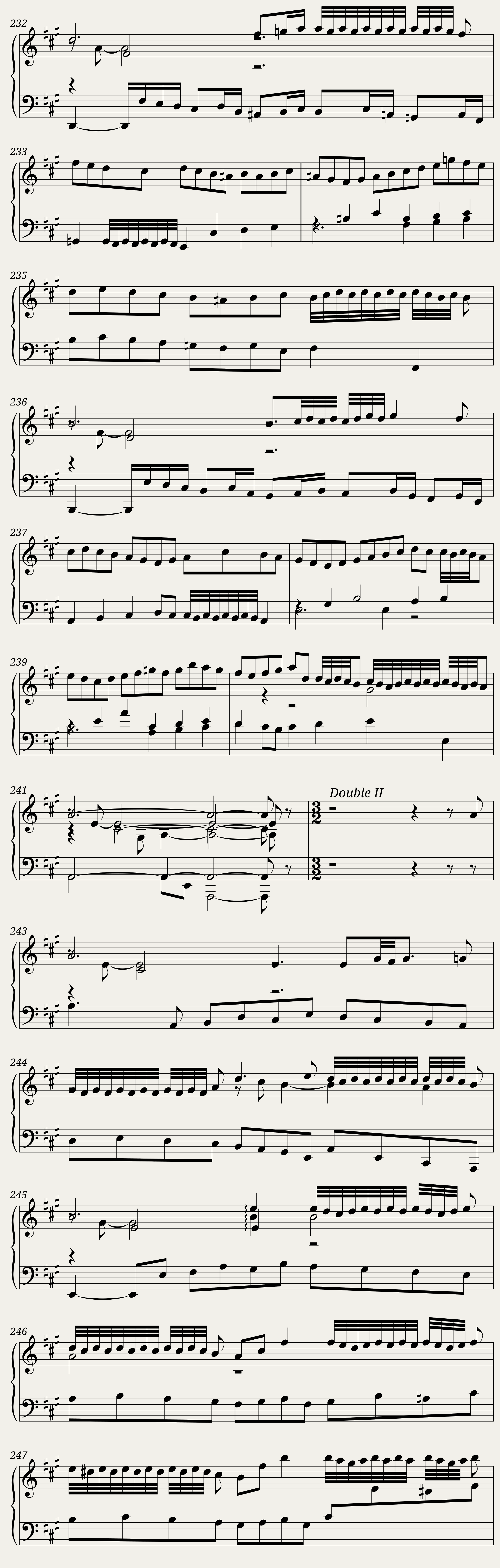 BWV 806: English Suite I (A = 415 Hz) — 21/43