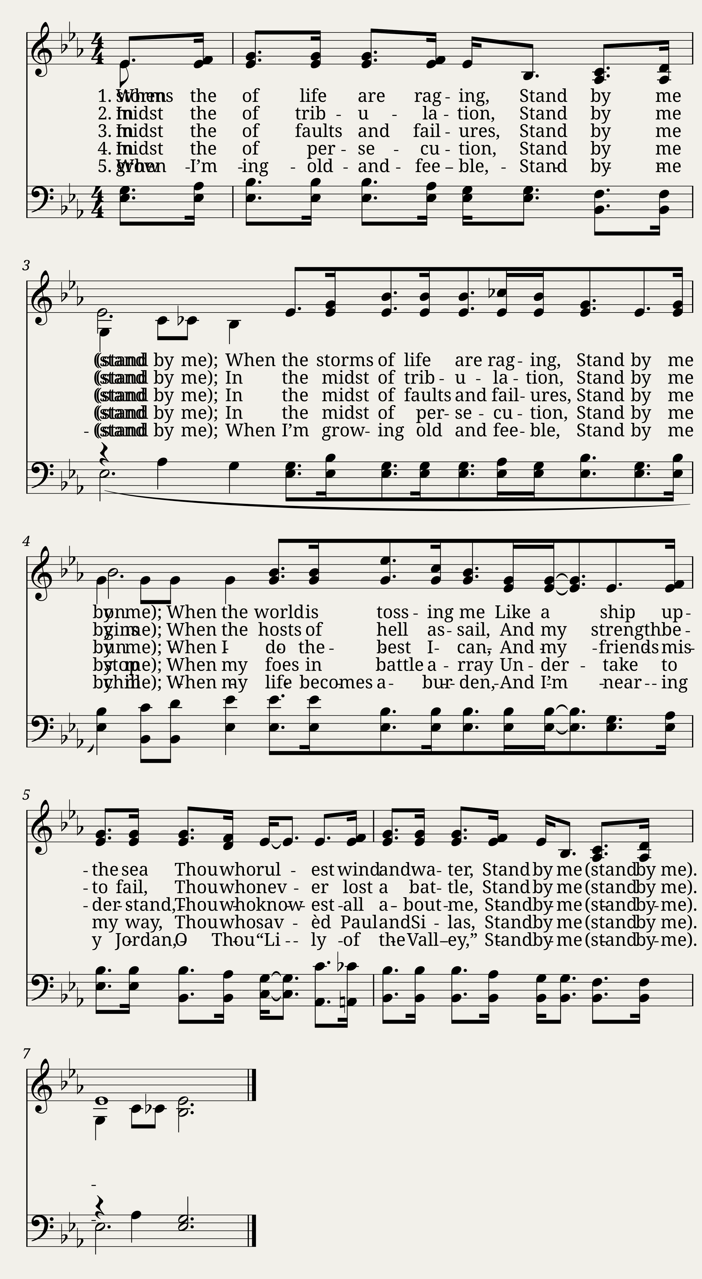 When the storms of life are raging - Charles Albert Tindley