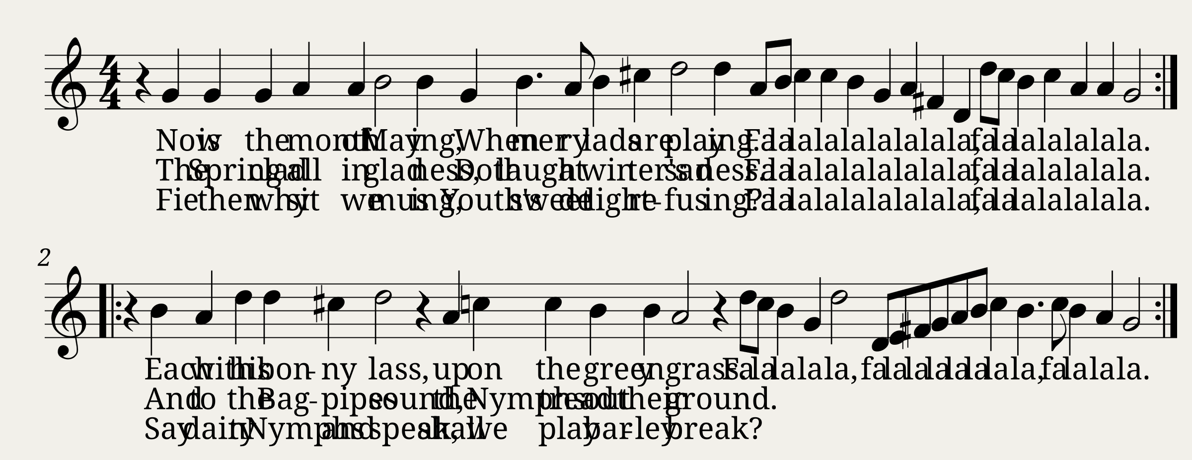 Thomas Morley - Now is the month of Maying