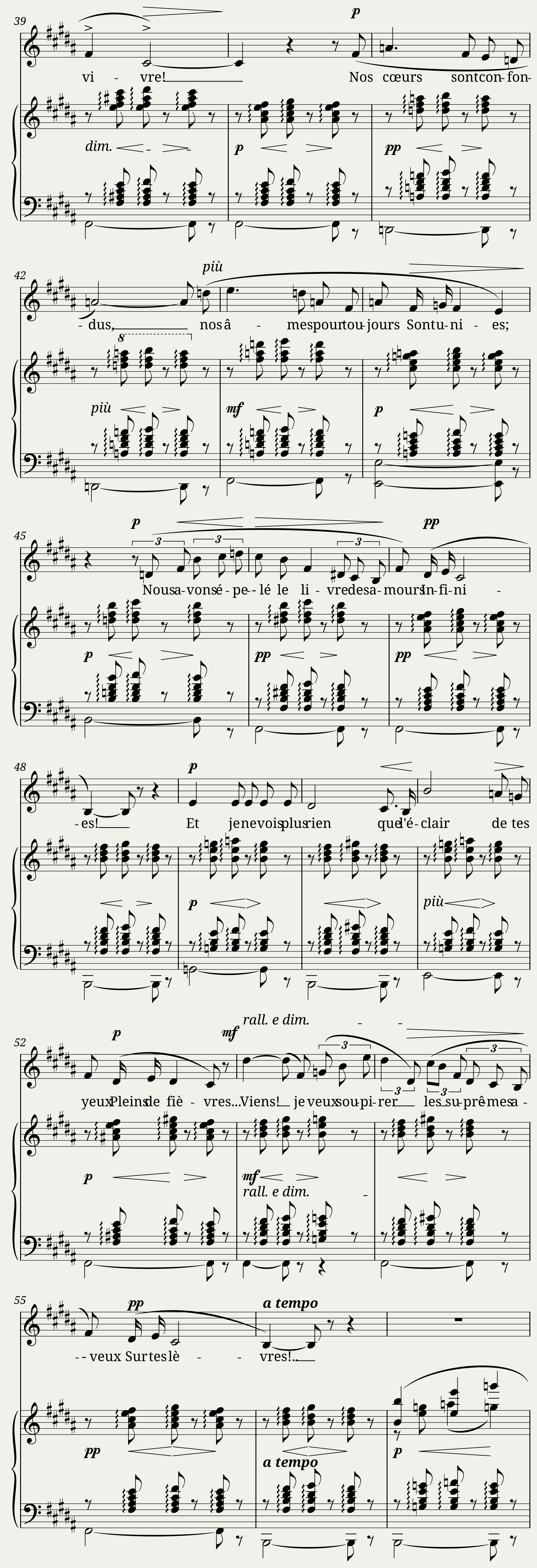 Sérénade Printanière — 3/4