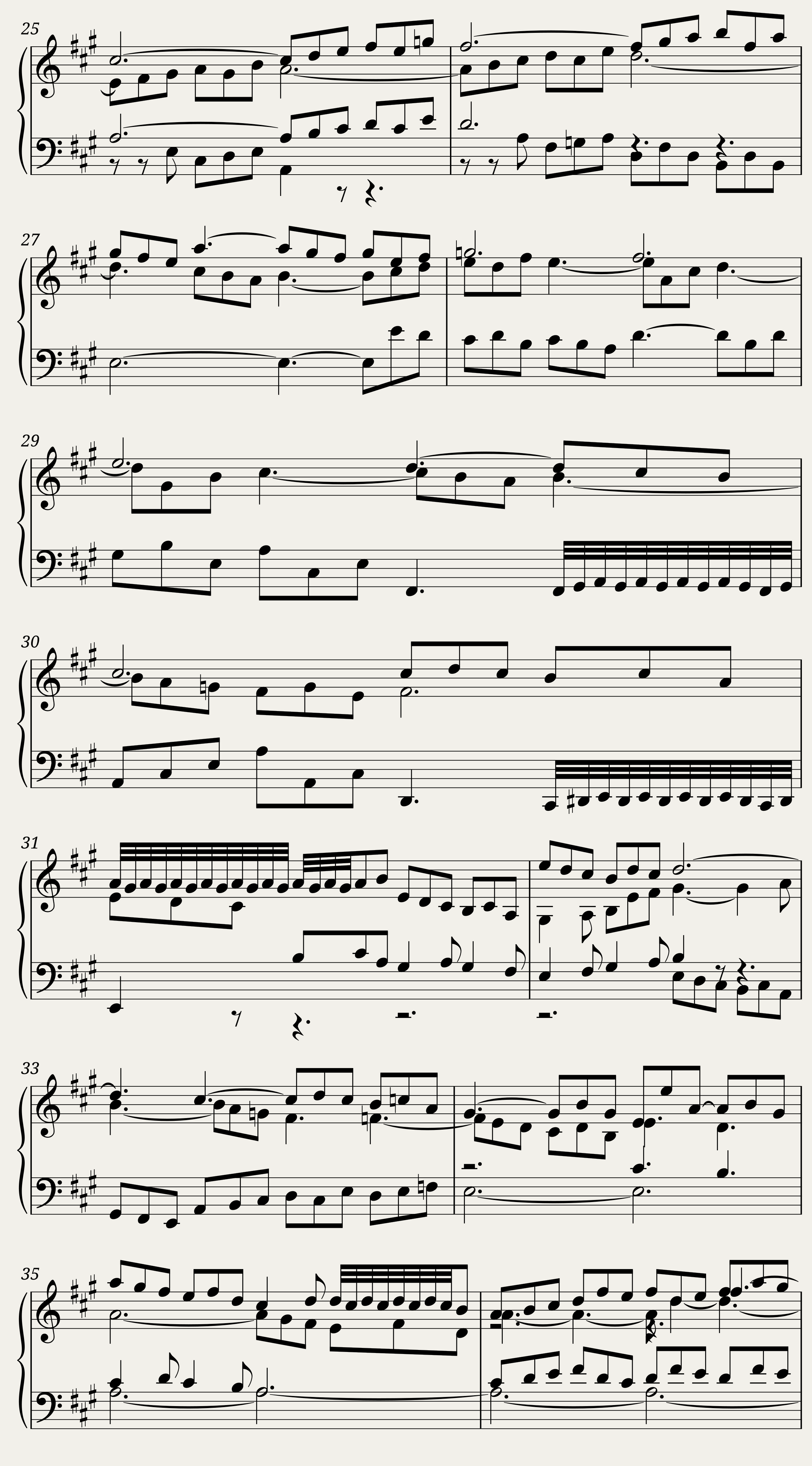 BWV 809 English Suite IV Sarabande — 3/3