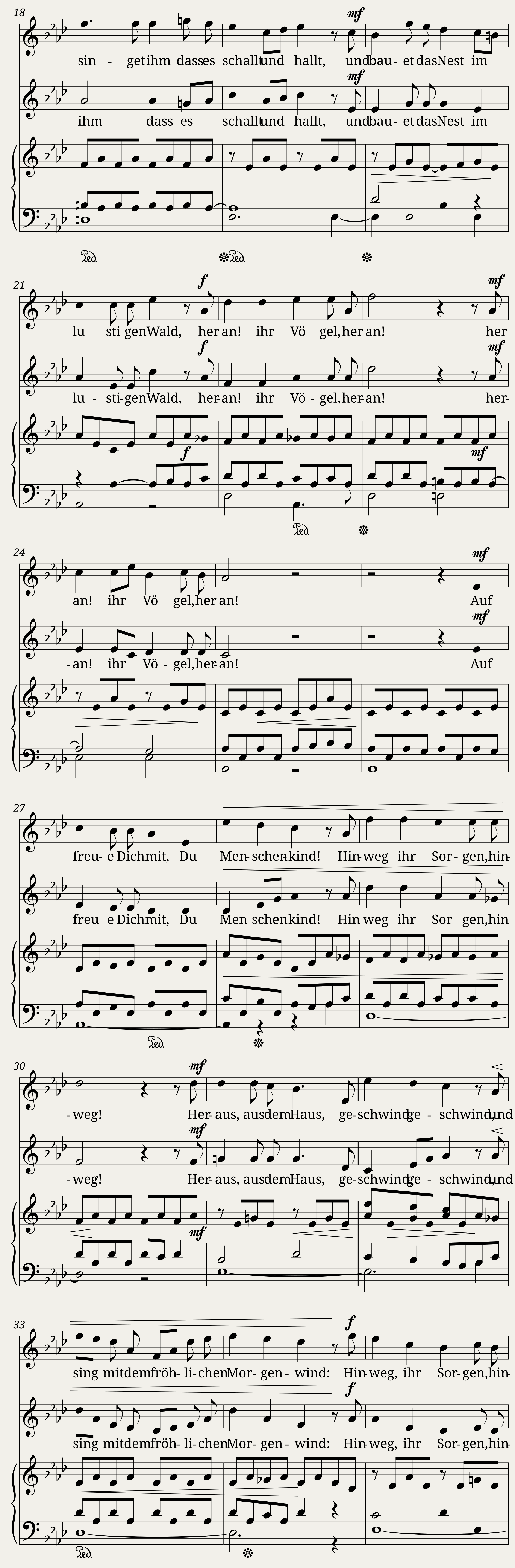 Frühlingsanfang — 2/3