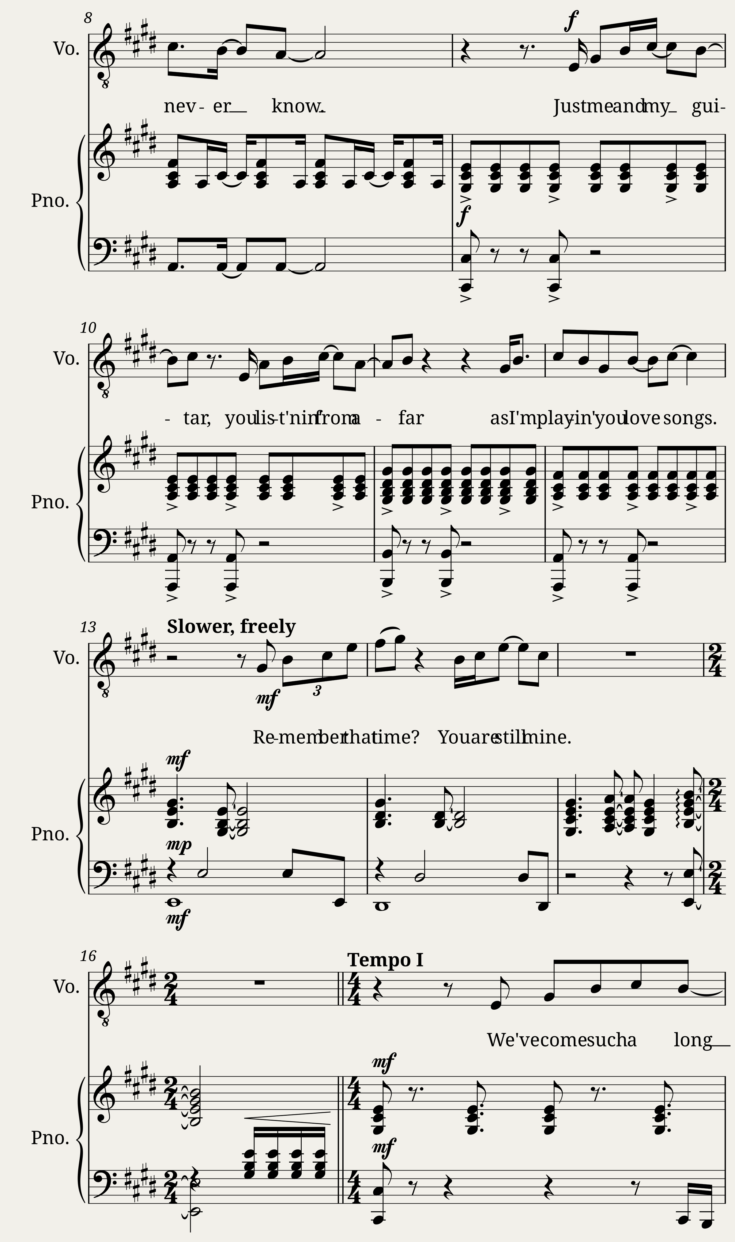 I Cannot Tell (Londonderry); SATB — 2/2