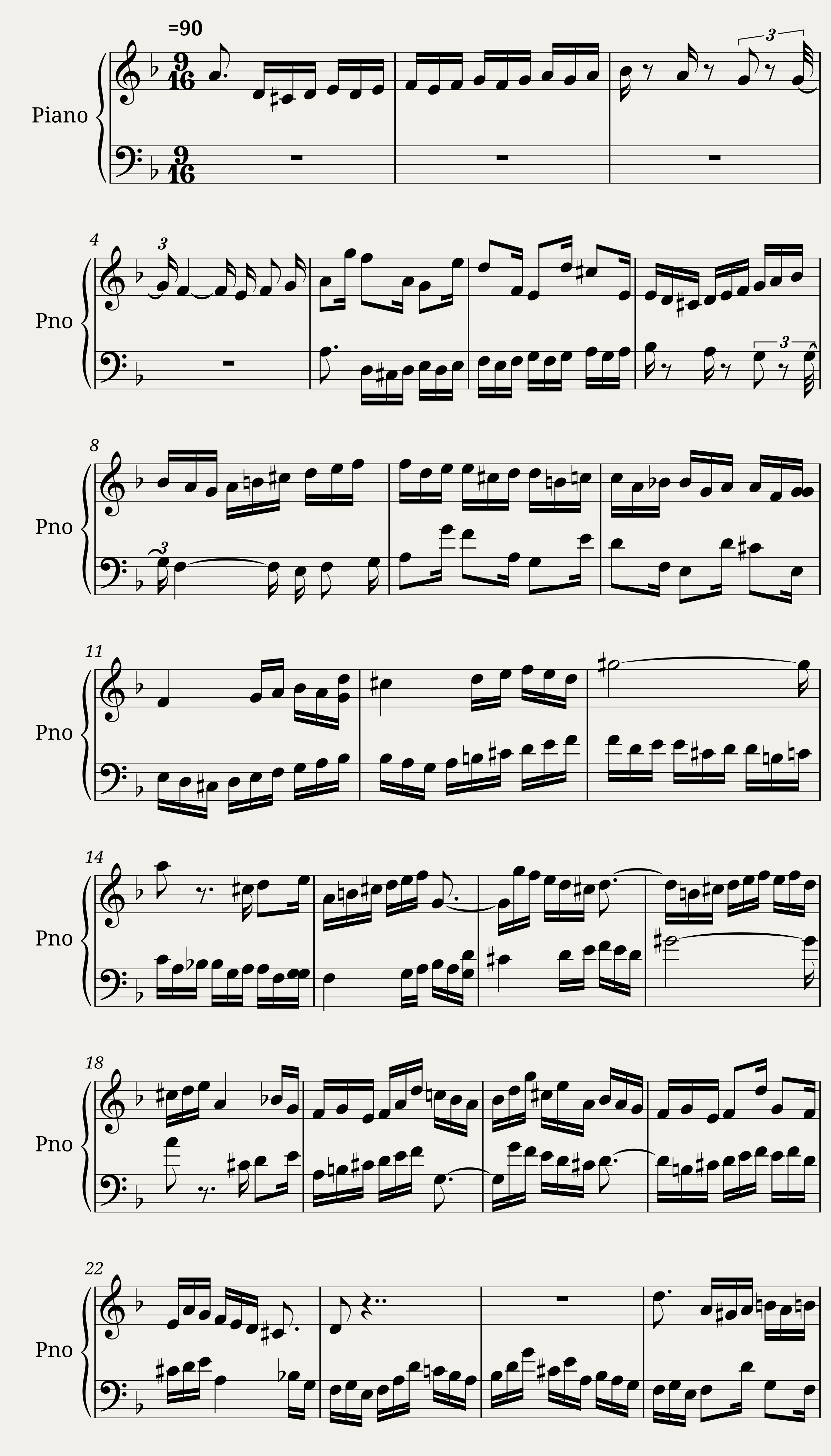 Die Kunst der Fuge, Contrapunctus XII - Canon alla Ottava — 1/7