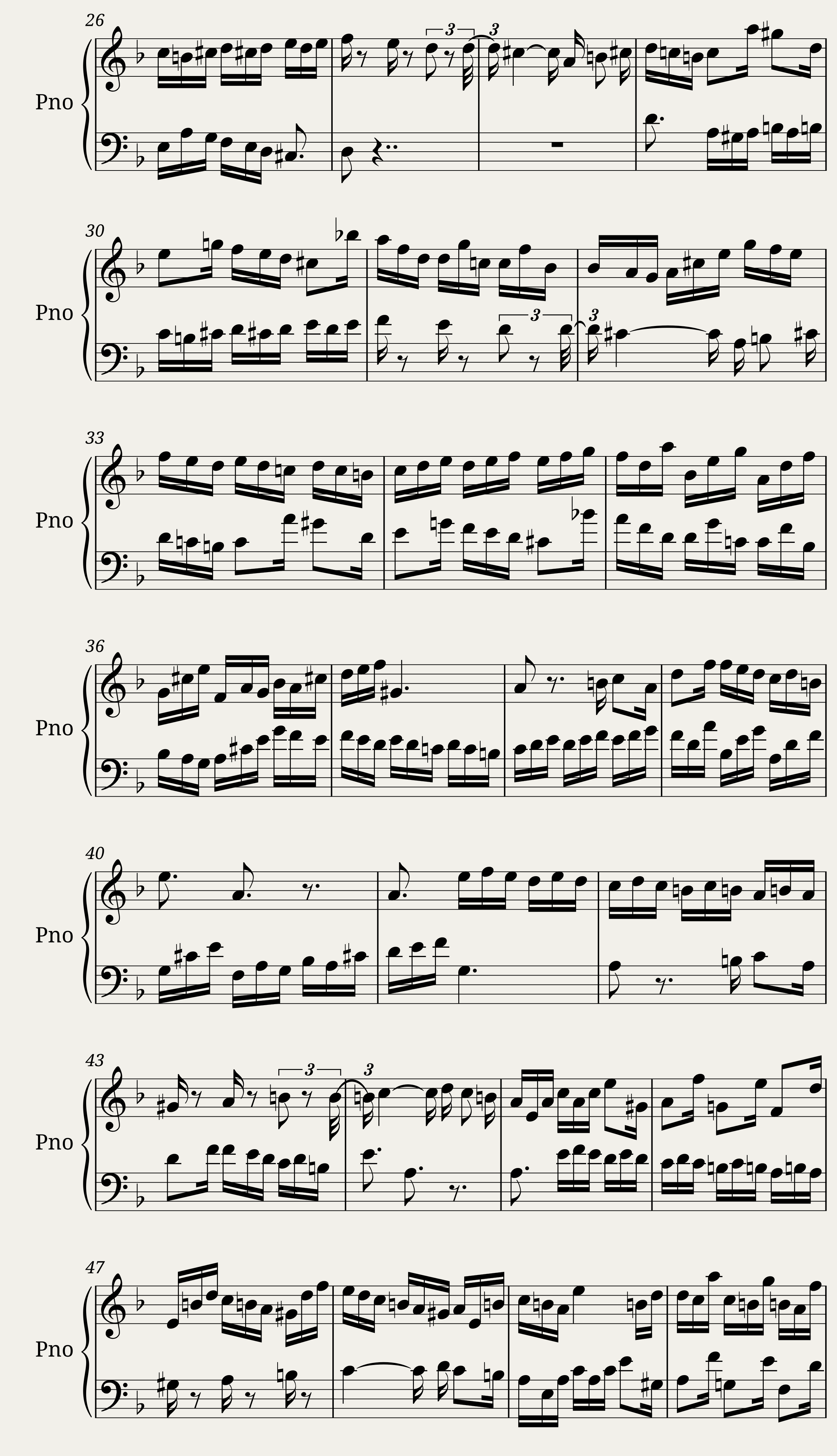 Die Kunst der Fuge, Contrapunctus XII - Canon alla Ottava — 2/7
