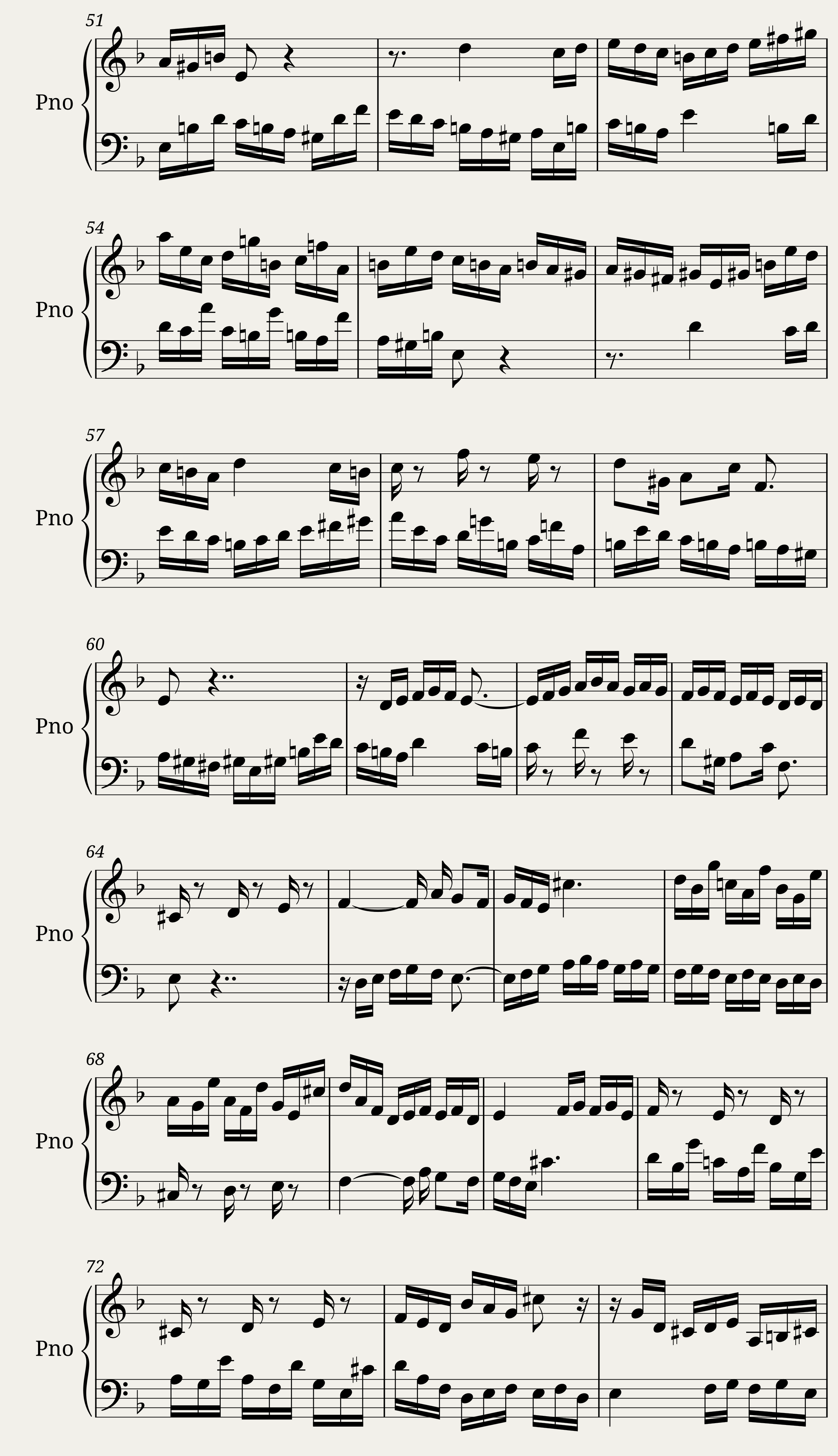 Die Kunst der Fuge, Contrapunctus XII - Canon alla Ottava — 3/7