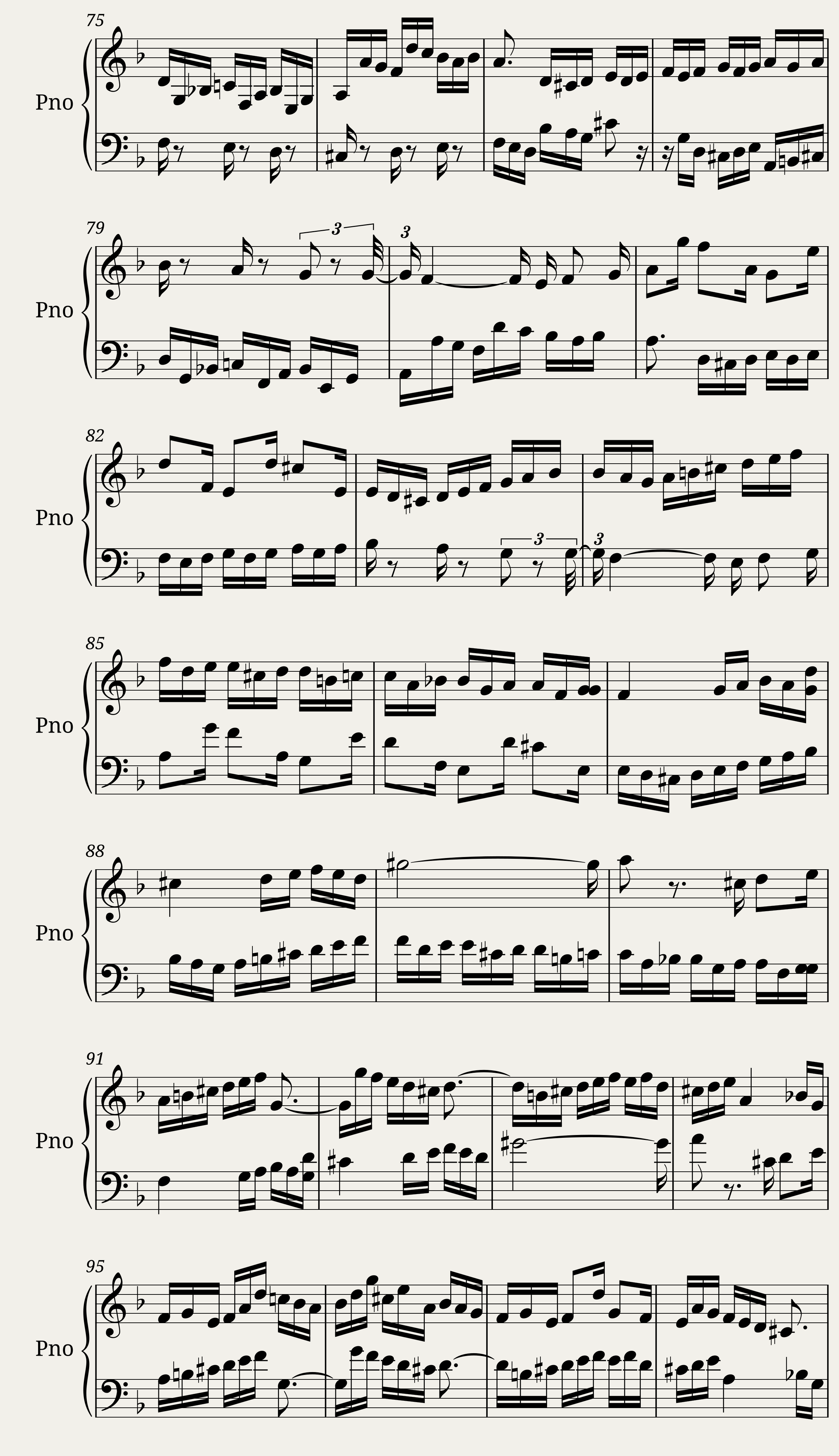 Die Kunst der Fuge, Contrapunctus XII - Canon alla Ottava — 4/7