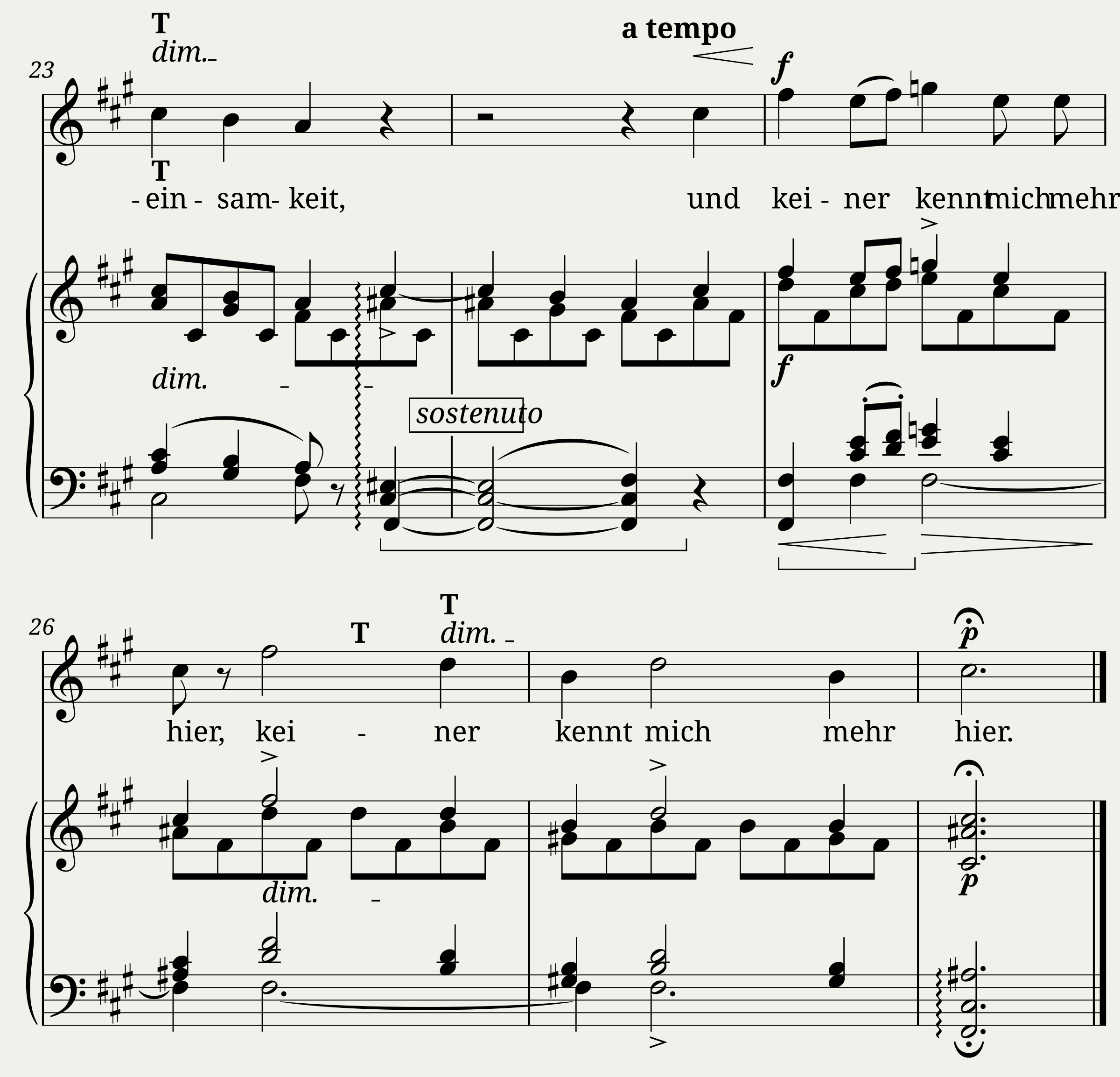 Brahms Johannes - 6 Songs Op.3 No.5 - In der Fremde — 2/2