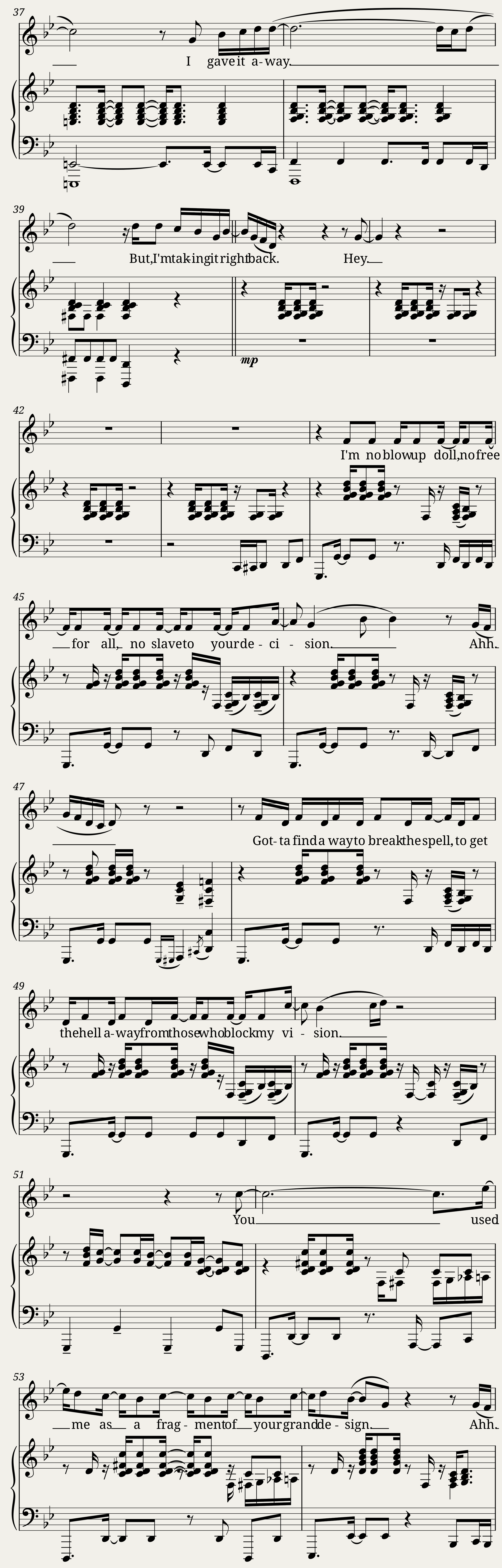 Jason's Song (Gave It Away) — 3/8