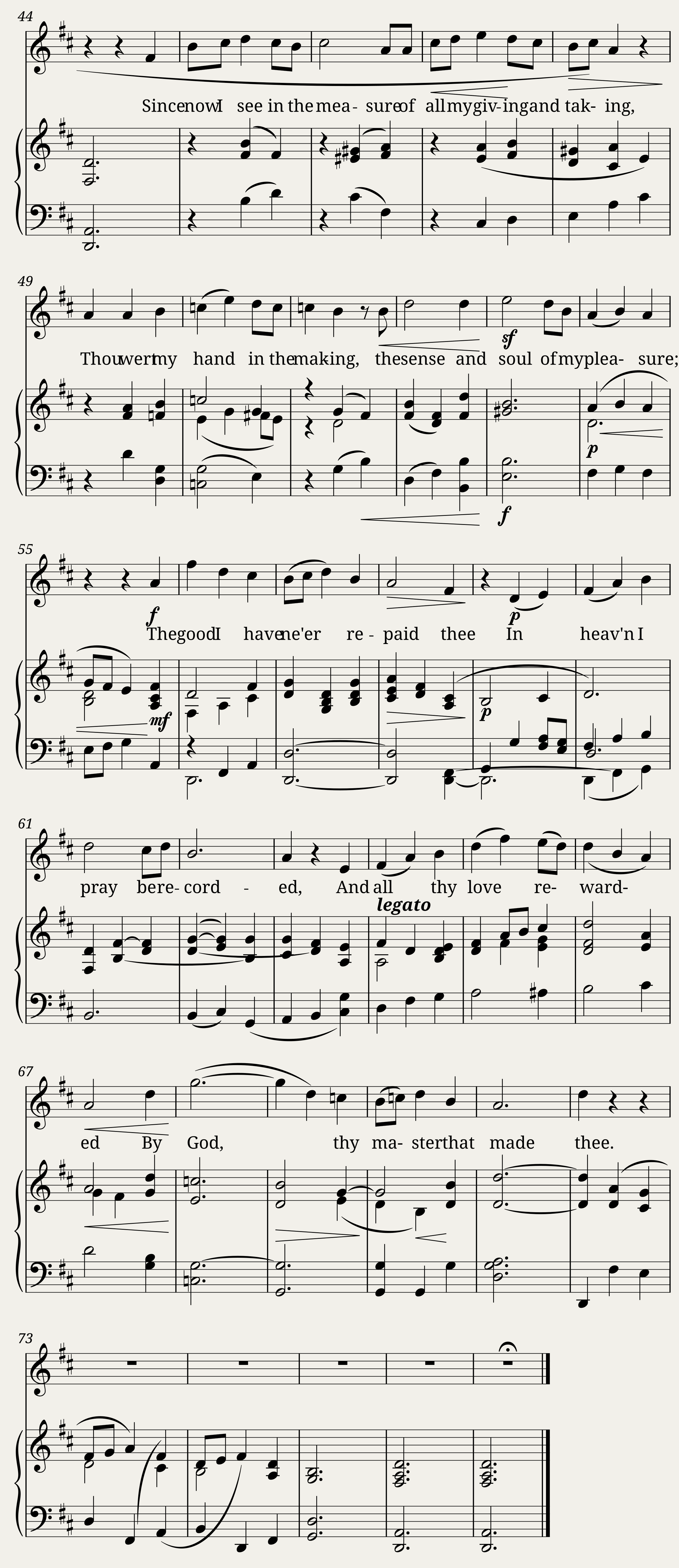 Since thou O fondest - Charles Villiers Stanford — 2/2