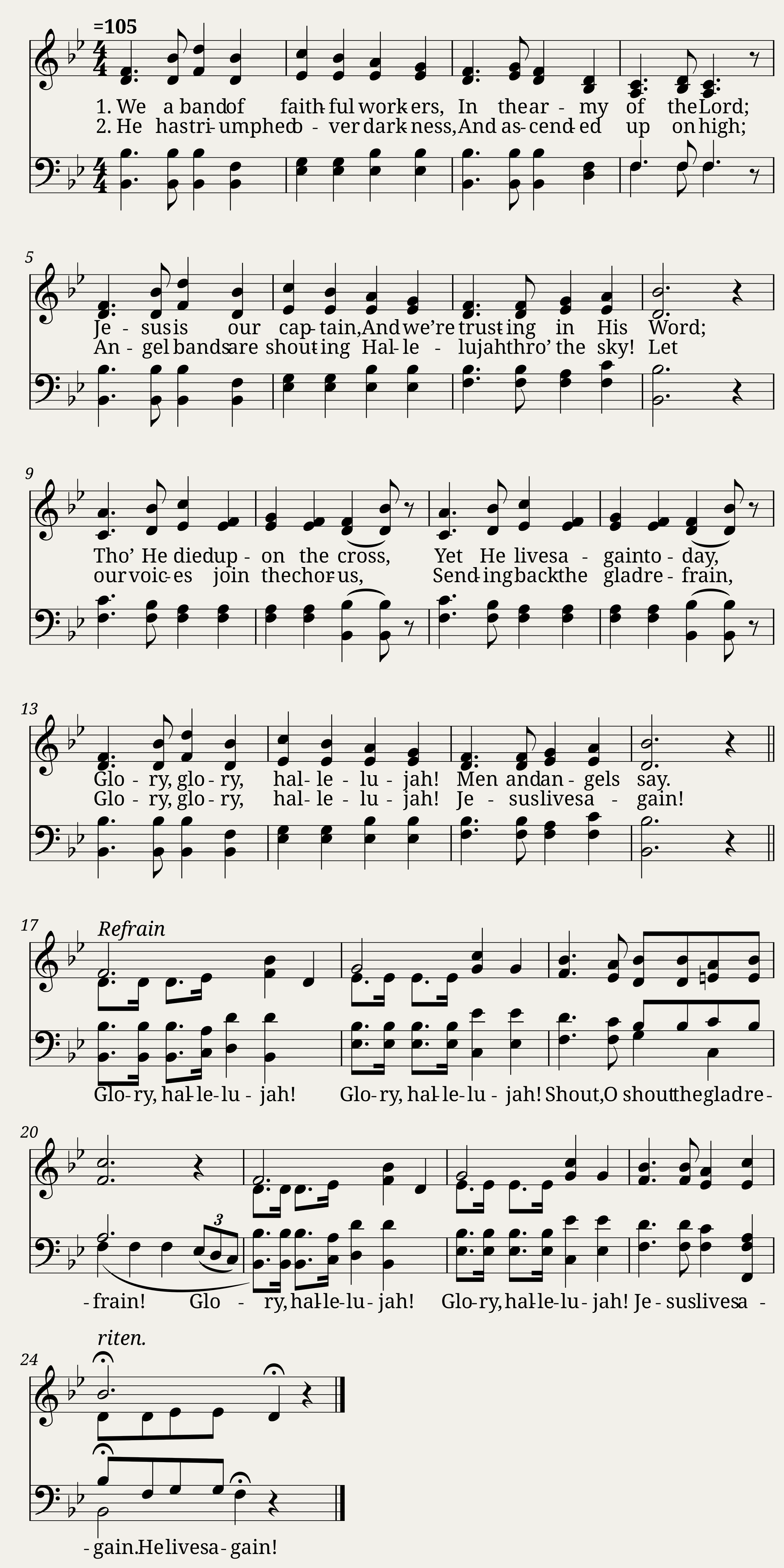 Easter song (andrews) - W. J. Wells