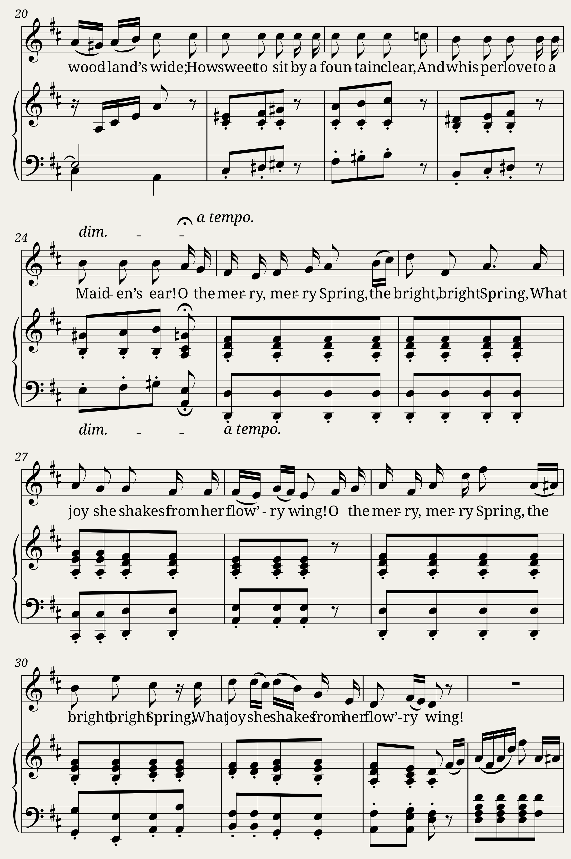 O the merry, merry Spring! — 2/4