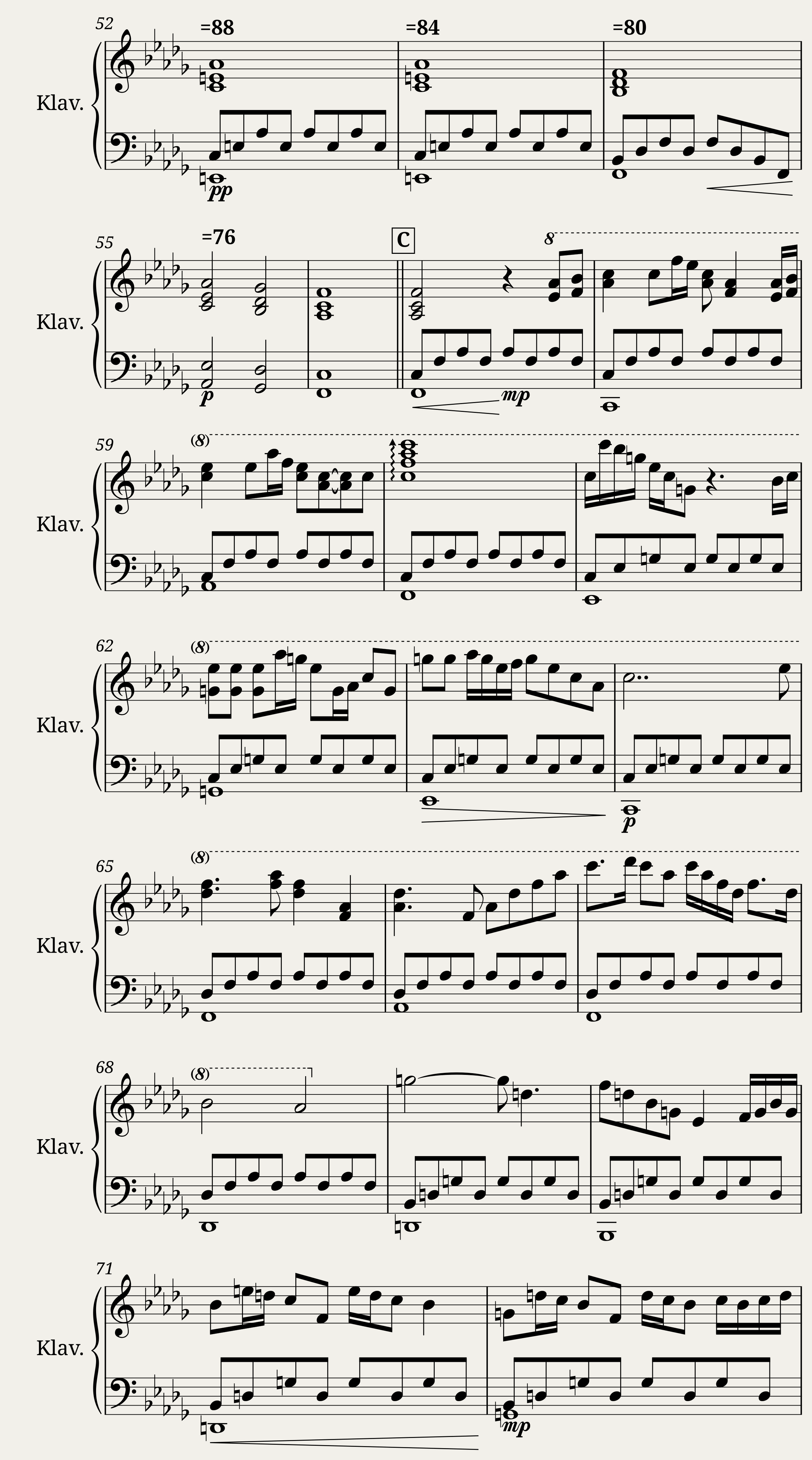 Rondo for piano — 3/4