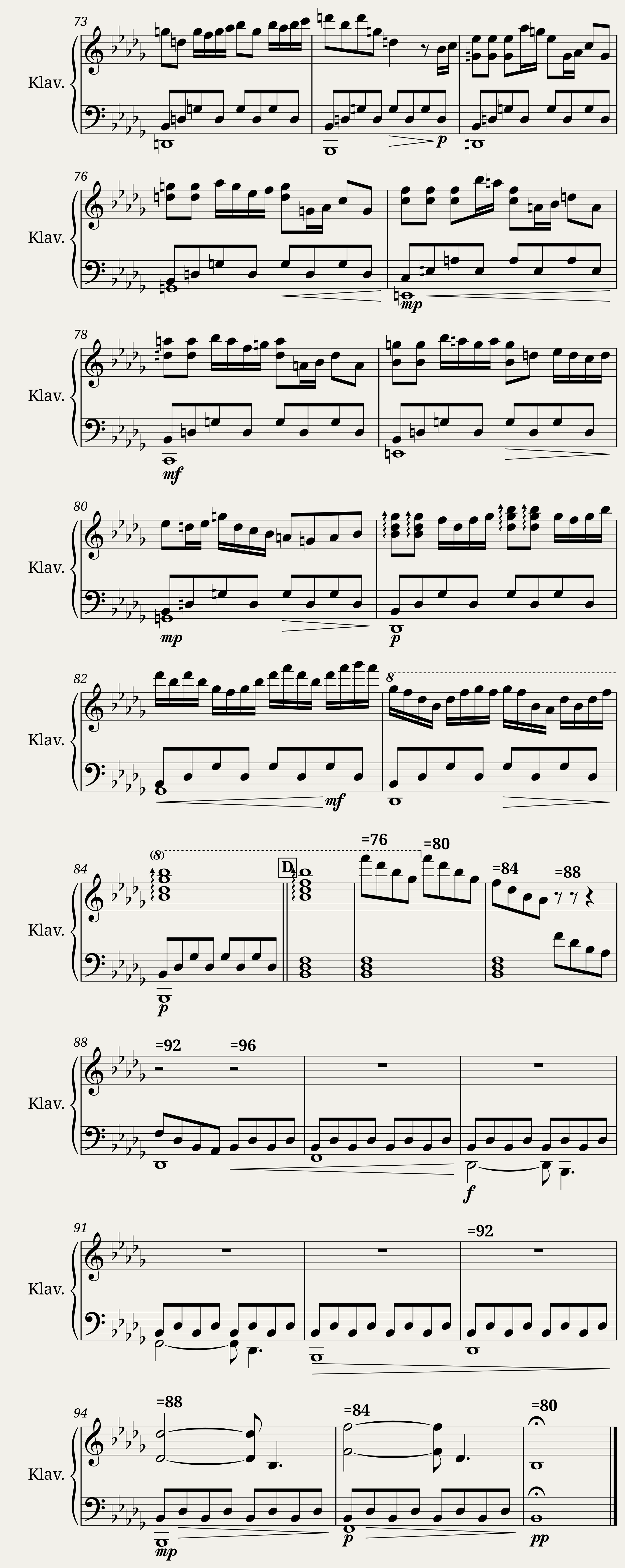 Rondo for piano — 4/4
