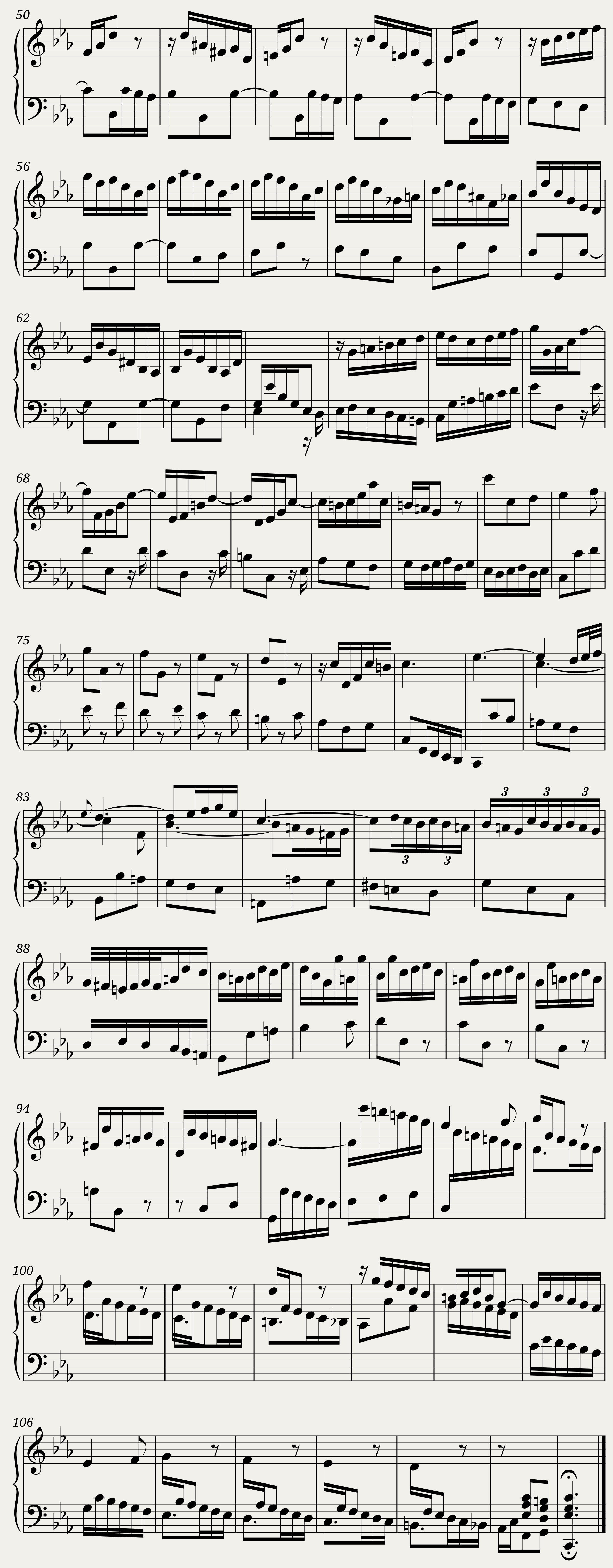 BWV 825 Partita I Praeludium — 2/2
