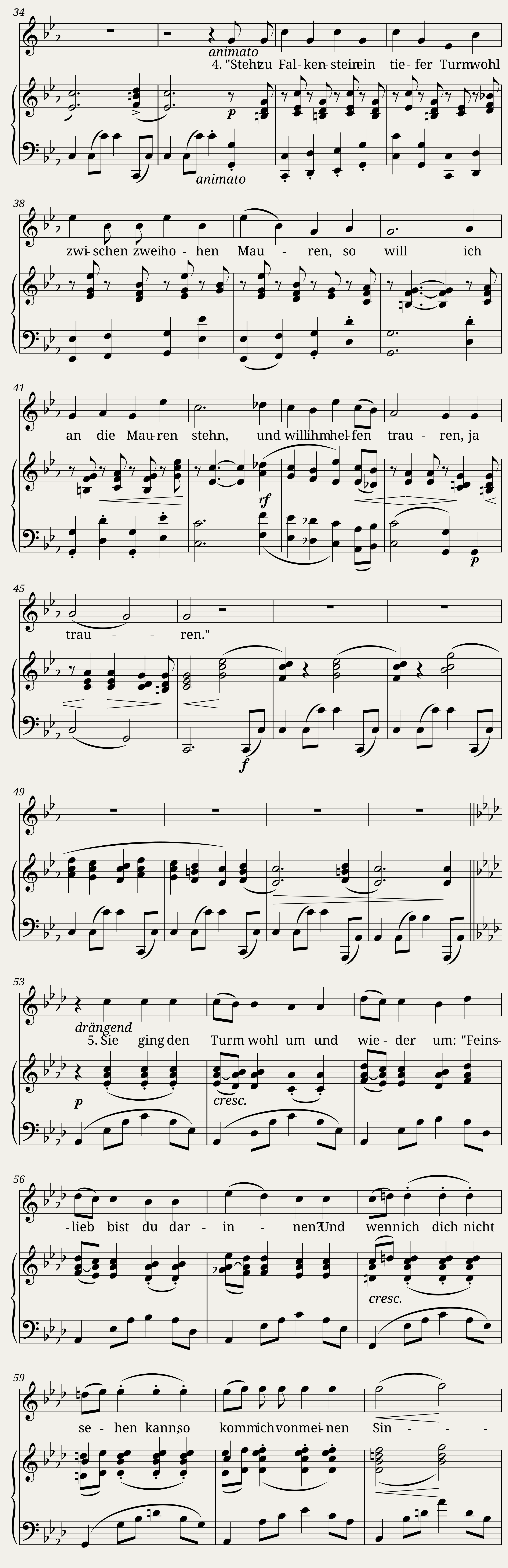 Das Lied vom Herrn von Falkenstein — 2/4