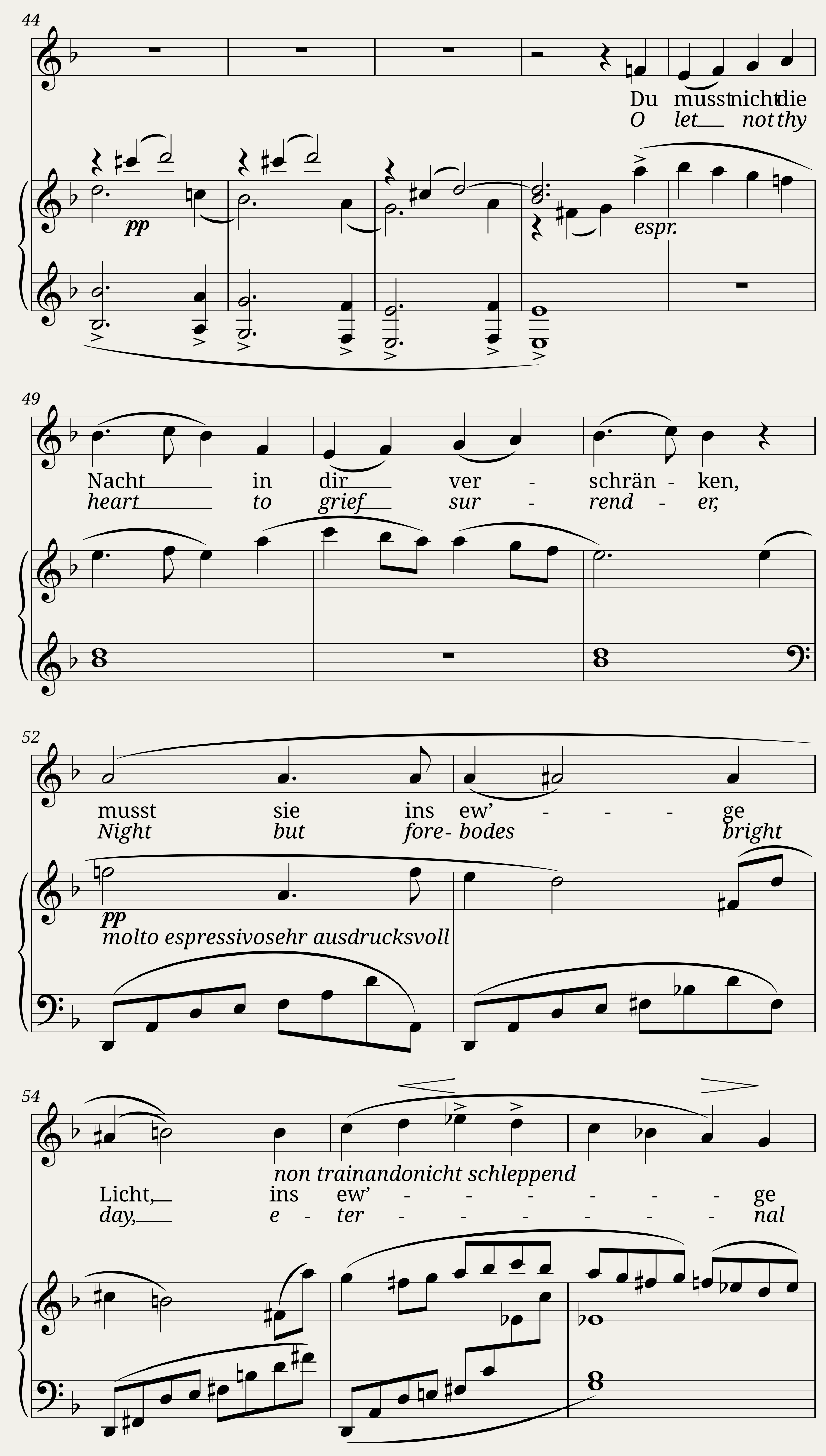 Nun will die Sonn’ so hell aufgeh’n — 3/5