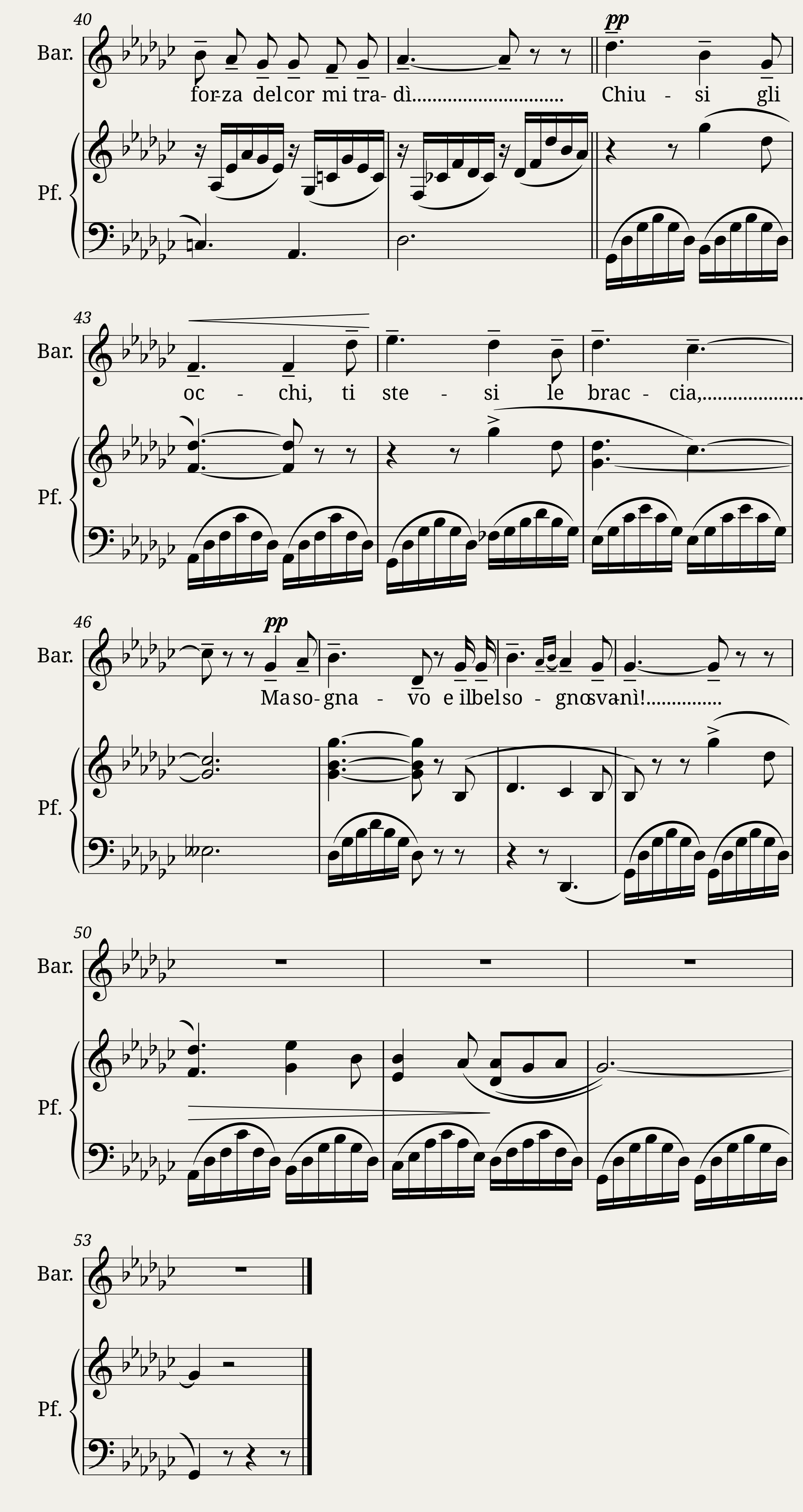 Sogno — 3/3