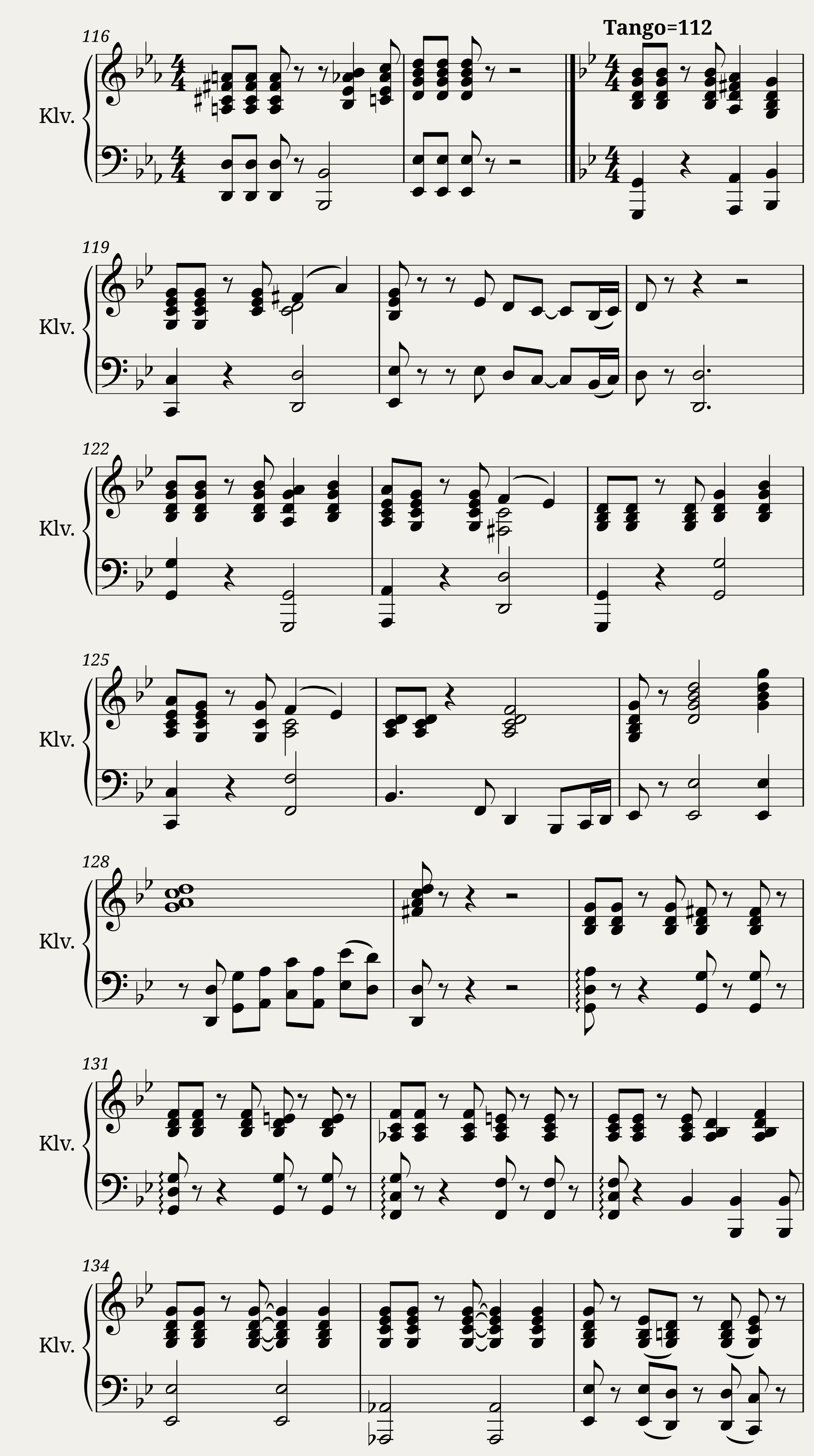 PETITE SUITE LATINE-Klavír — 6/7