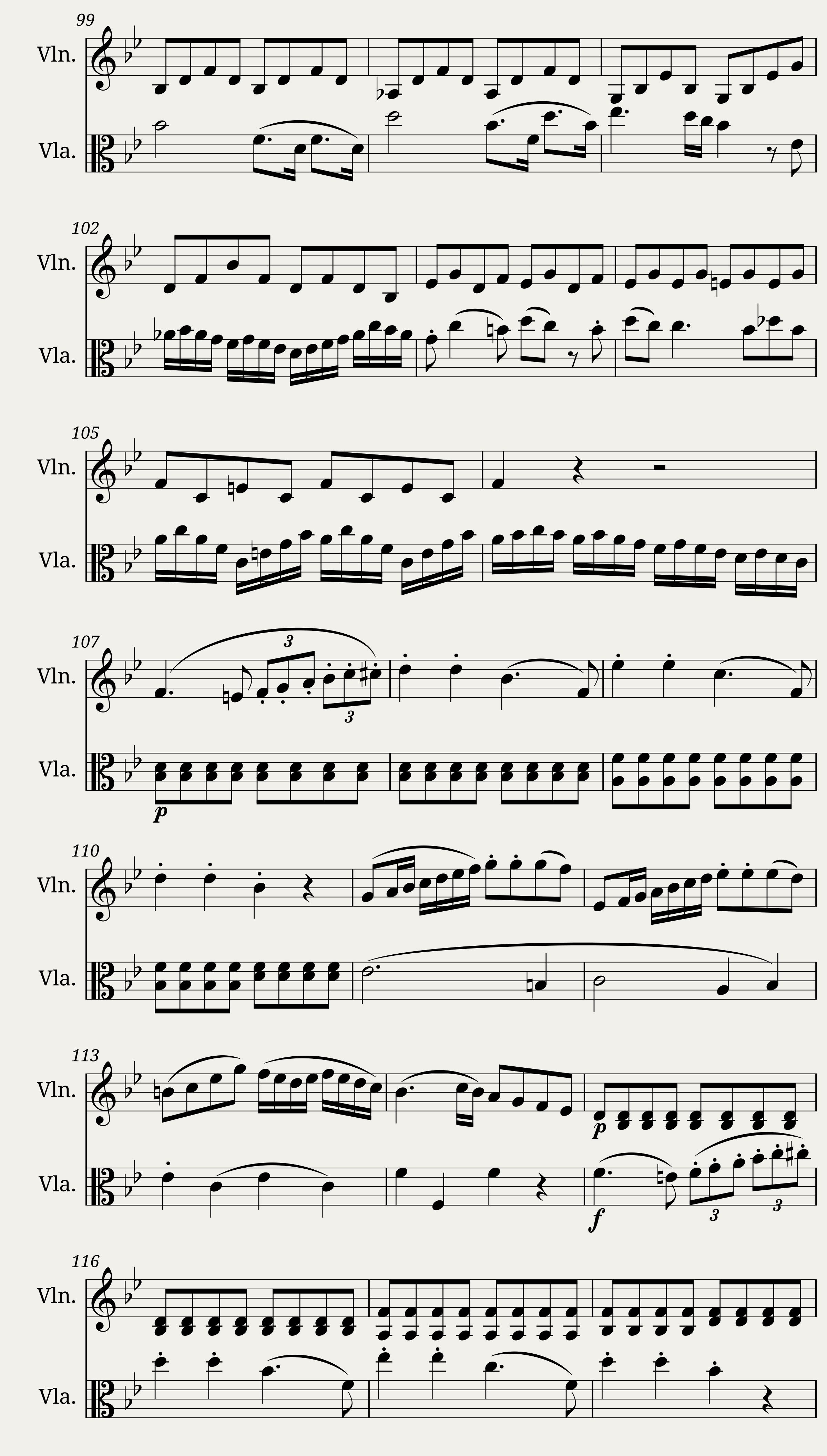 Six Duets for Violin and Viola — 6/9