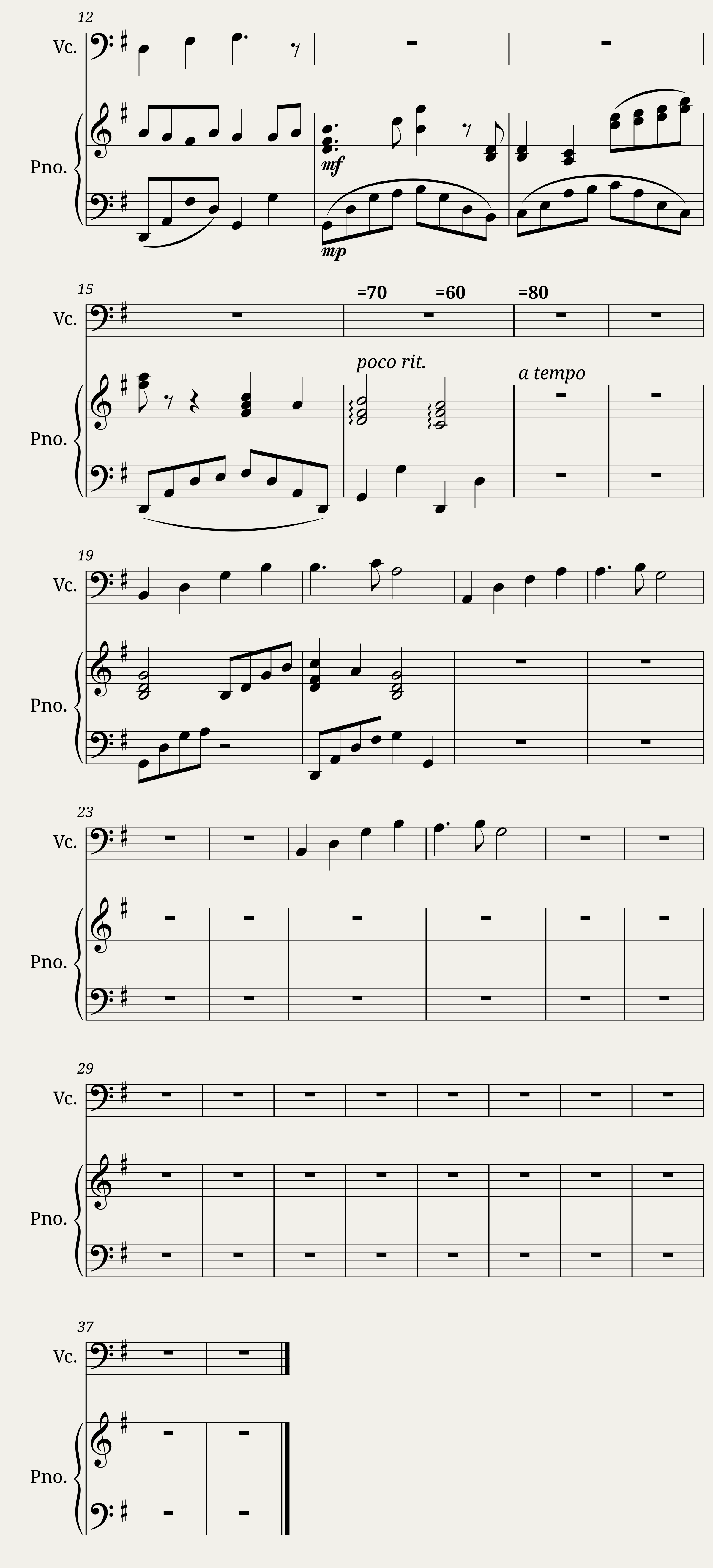 Duet in G (AP Piece) — 2/2