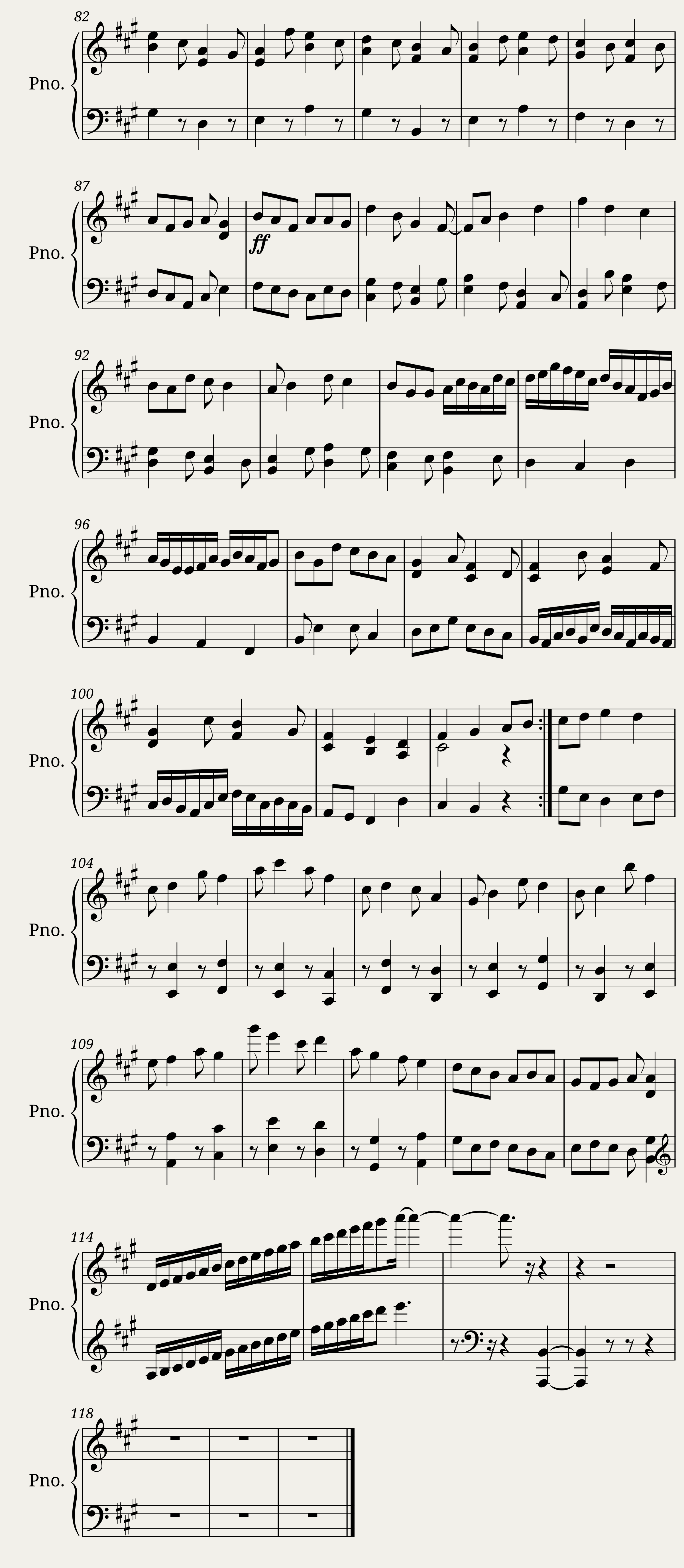 Piano Sonata in F sharp — 4/4