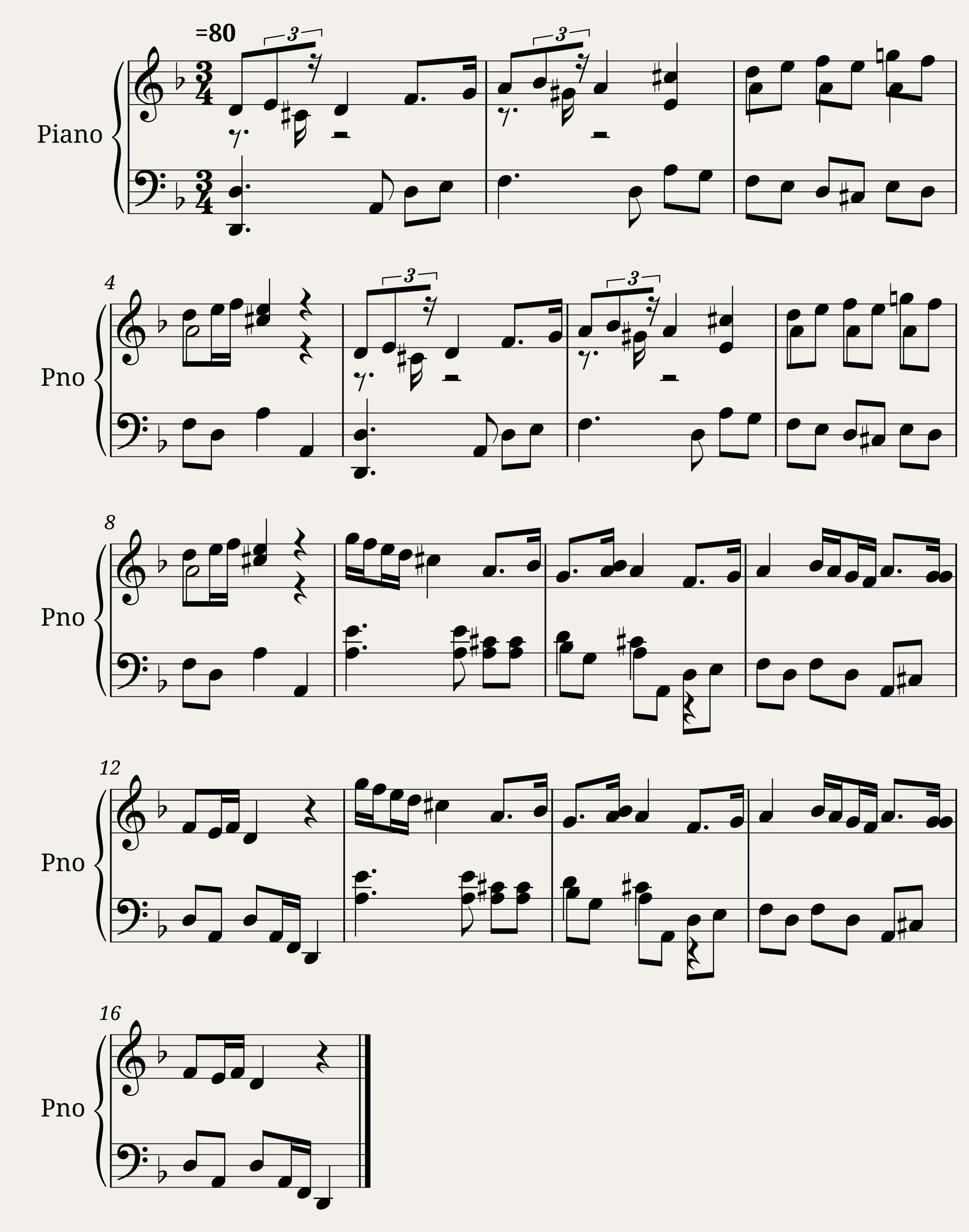 Traditioner af Swenska Folk-Dansar, 1st part, nr 12