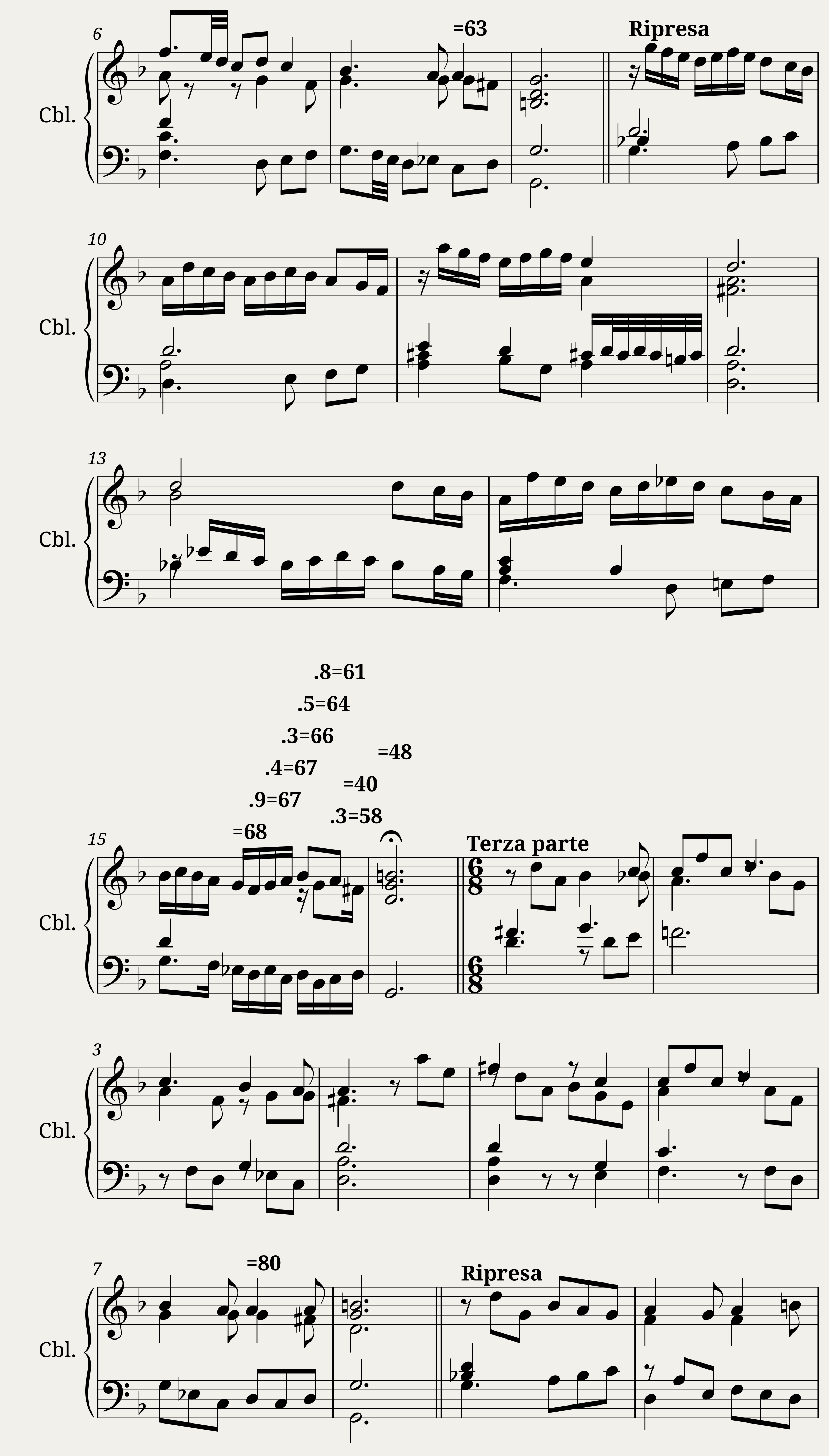Partite sopra Folia — 2/5
