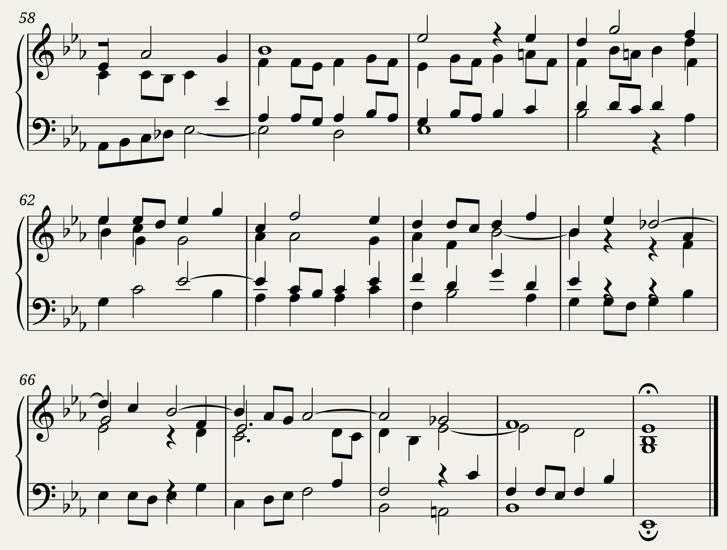 BWV 874 The Well-Tempered Clavier Part II Fuga V — 2/2