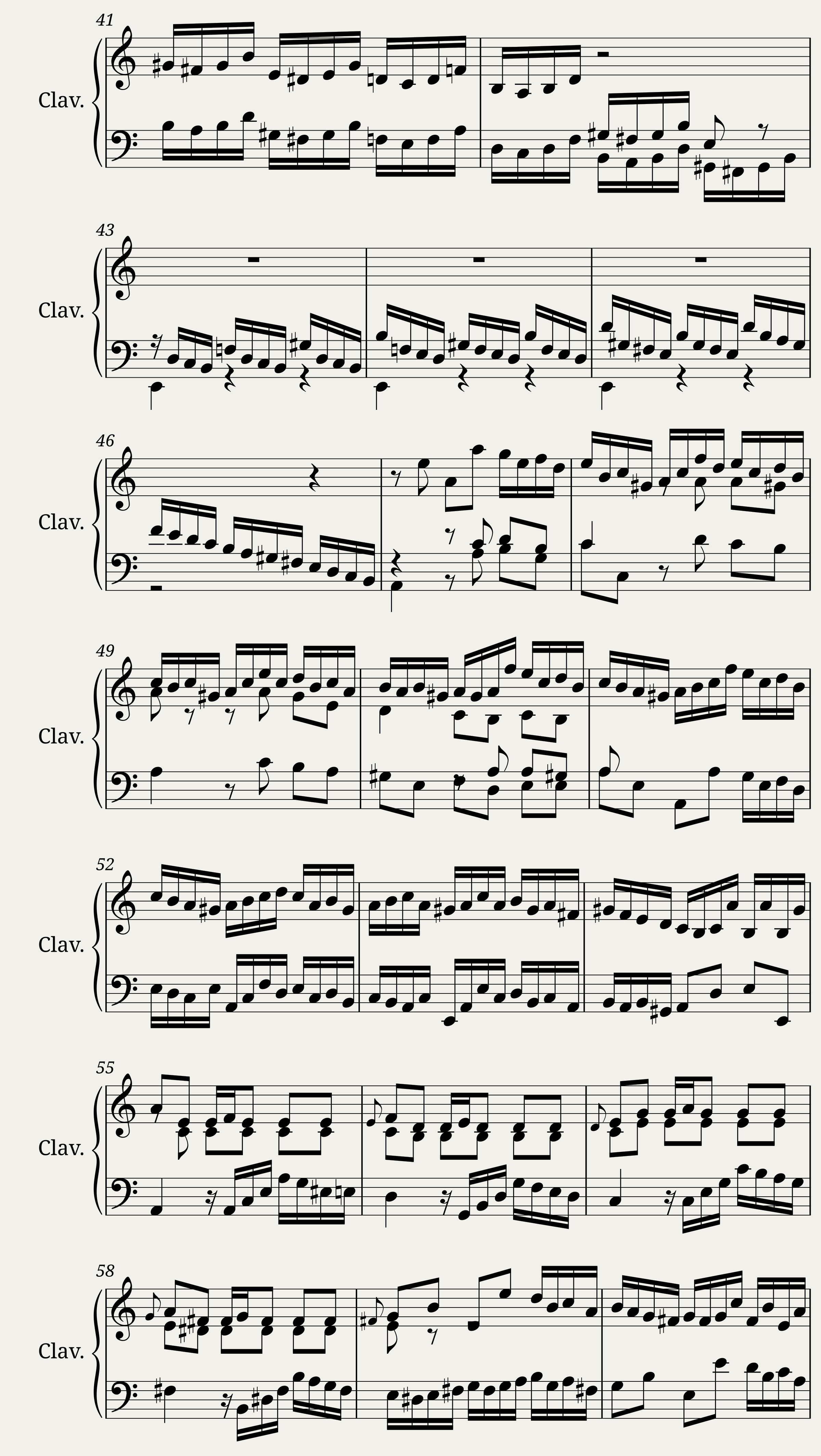 J.S. Bach: English Suite No.2 In A Minor BWV 807 - 1. Prelude — 3/8
