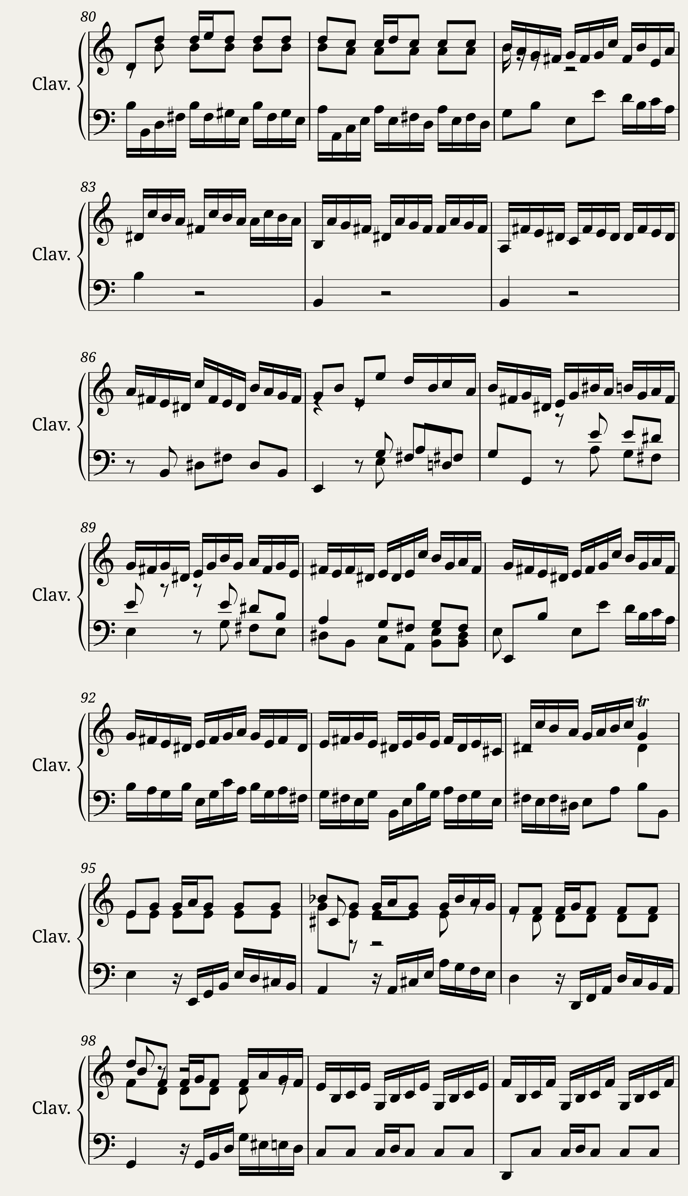 J.S. Bach: English Suite No.2 In A Minor BWV 807 - 1. Prelude — 5/8
