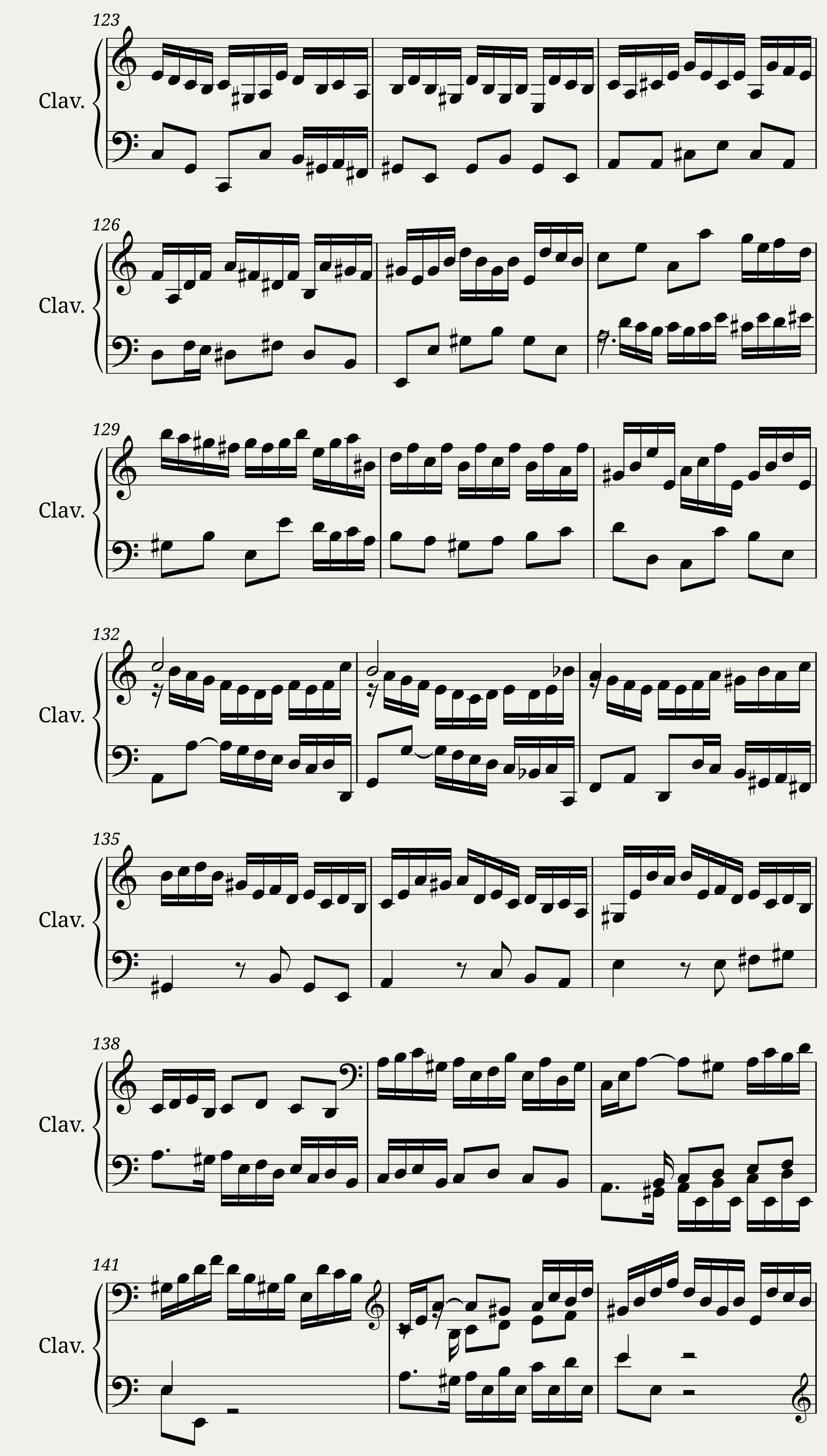 J.S. Bach: English Suite No.2 In A Minor BWV 807 - 1. Prelude — 7/8