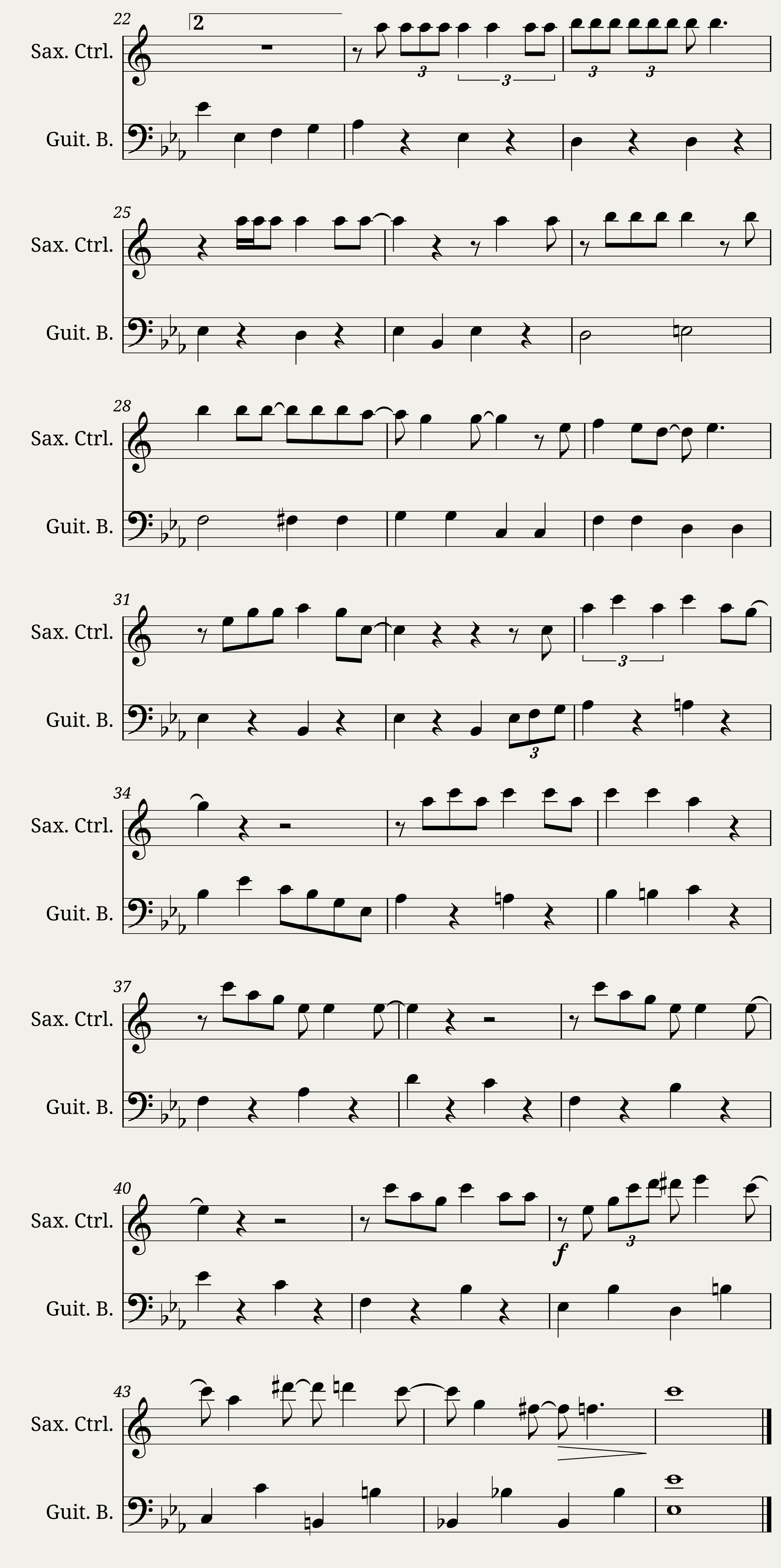 Toy Story (Sax&Bass) — 2/2