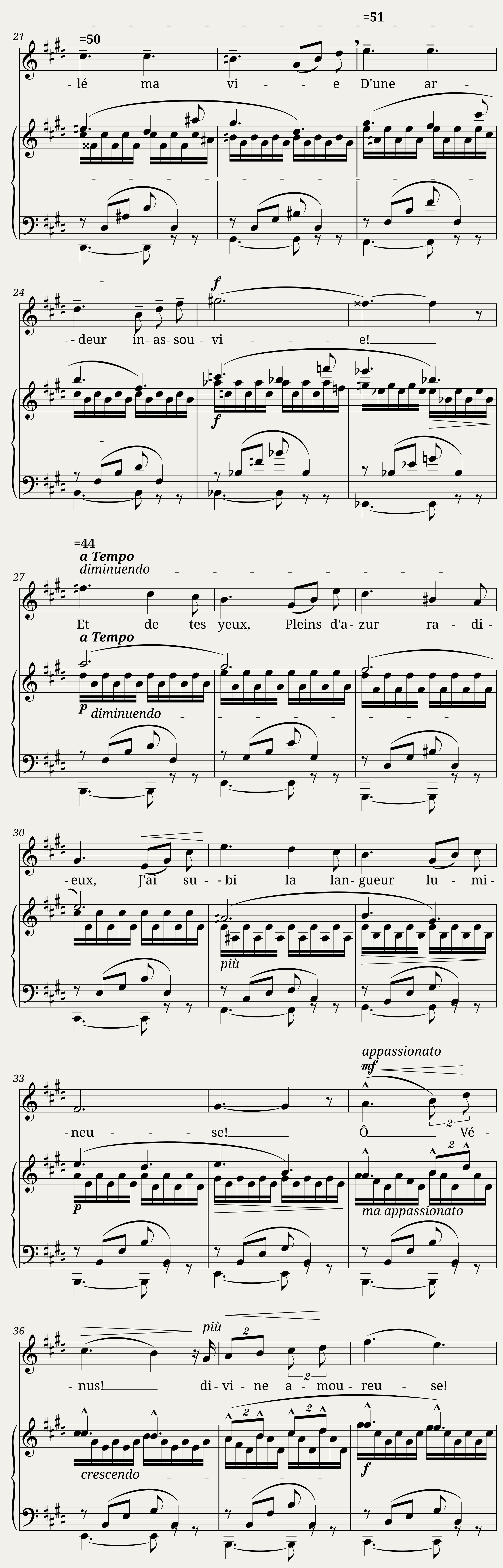Holmès Augusta - 20 Mélodies No.10 - Hymne à Vénus — 2/7