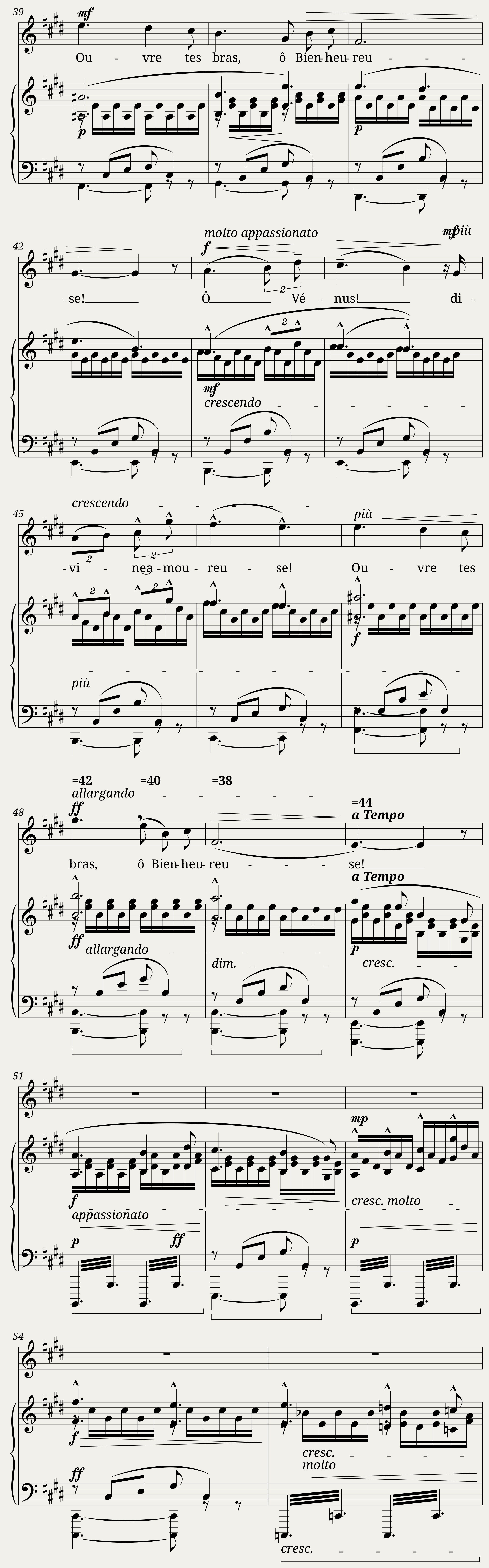 Holmès Augusta - 20 Mélodies No.10 - Hymne à Vénus — 3/7