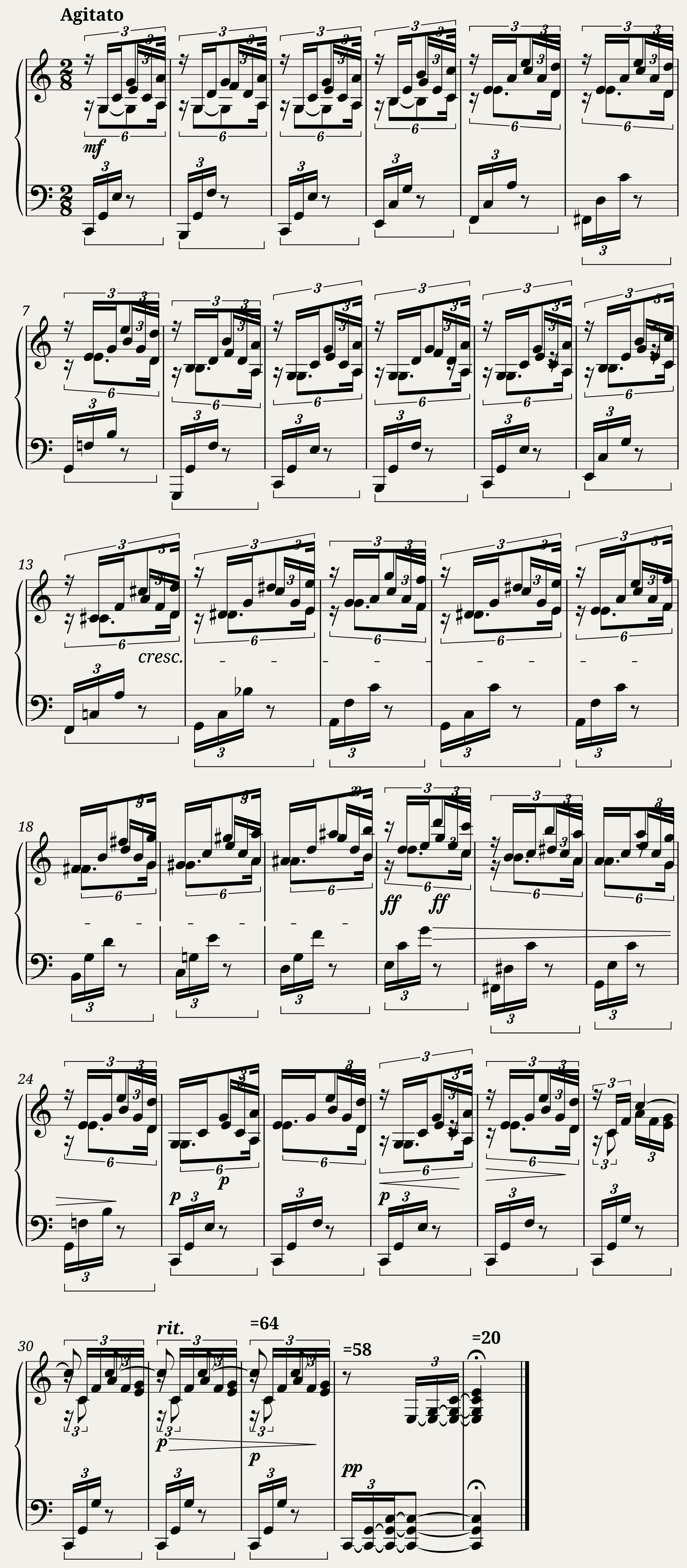 Chopin Prelude in C Major Op. 28 No. 1 (Piano solo)