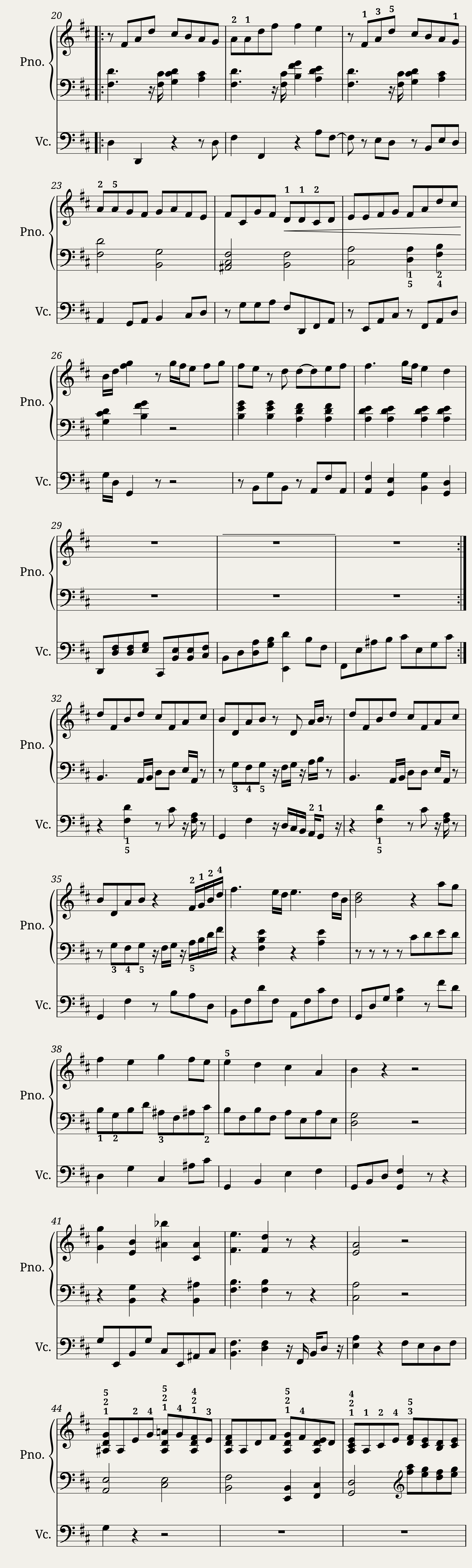 Etude 11 Intervall — 2/3