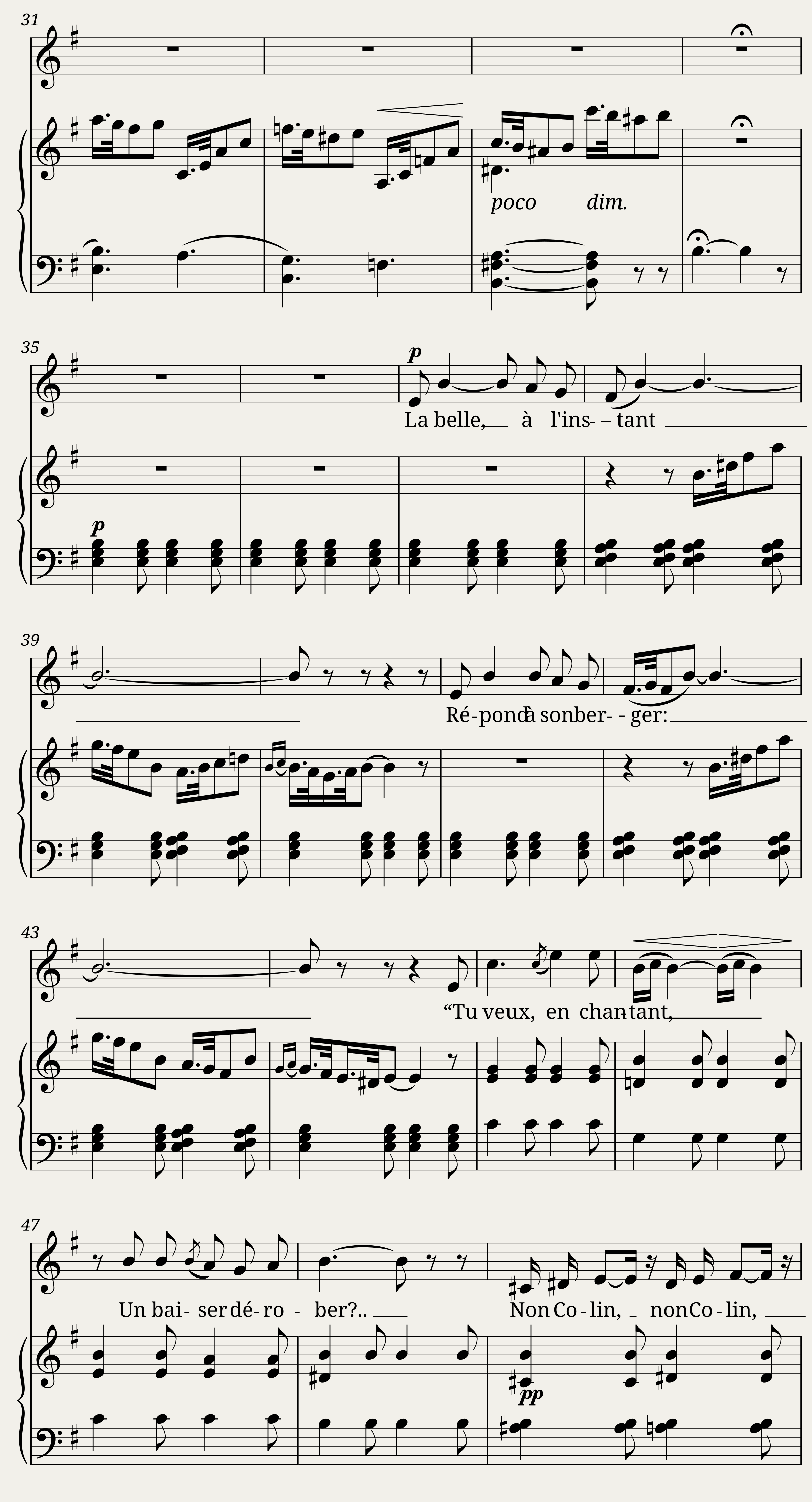 Pastorale — 3/4
