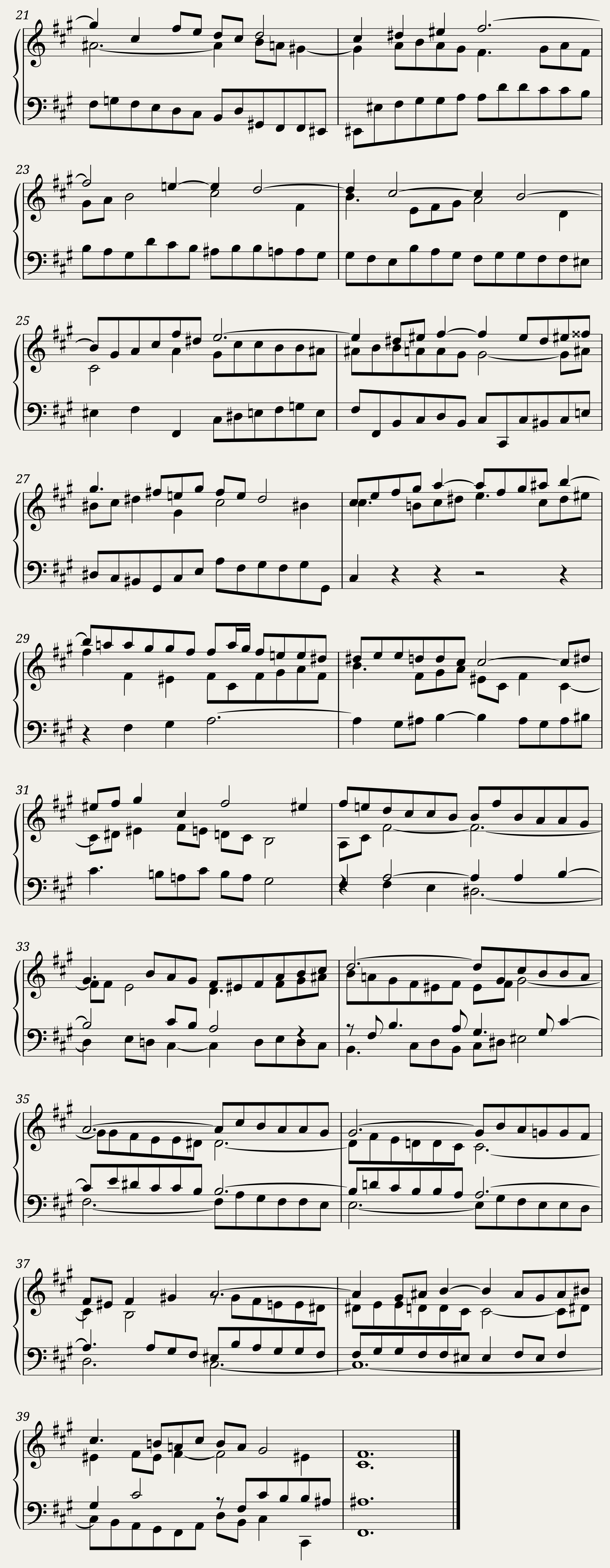 Prelude and Fugue 14 - OpenWTC — 4/4