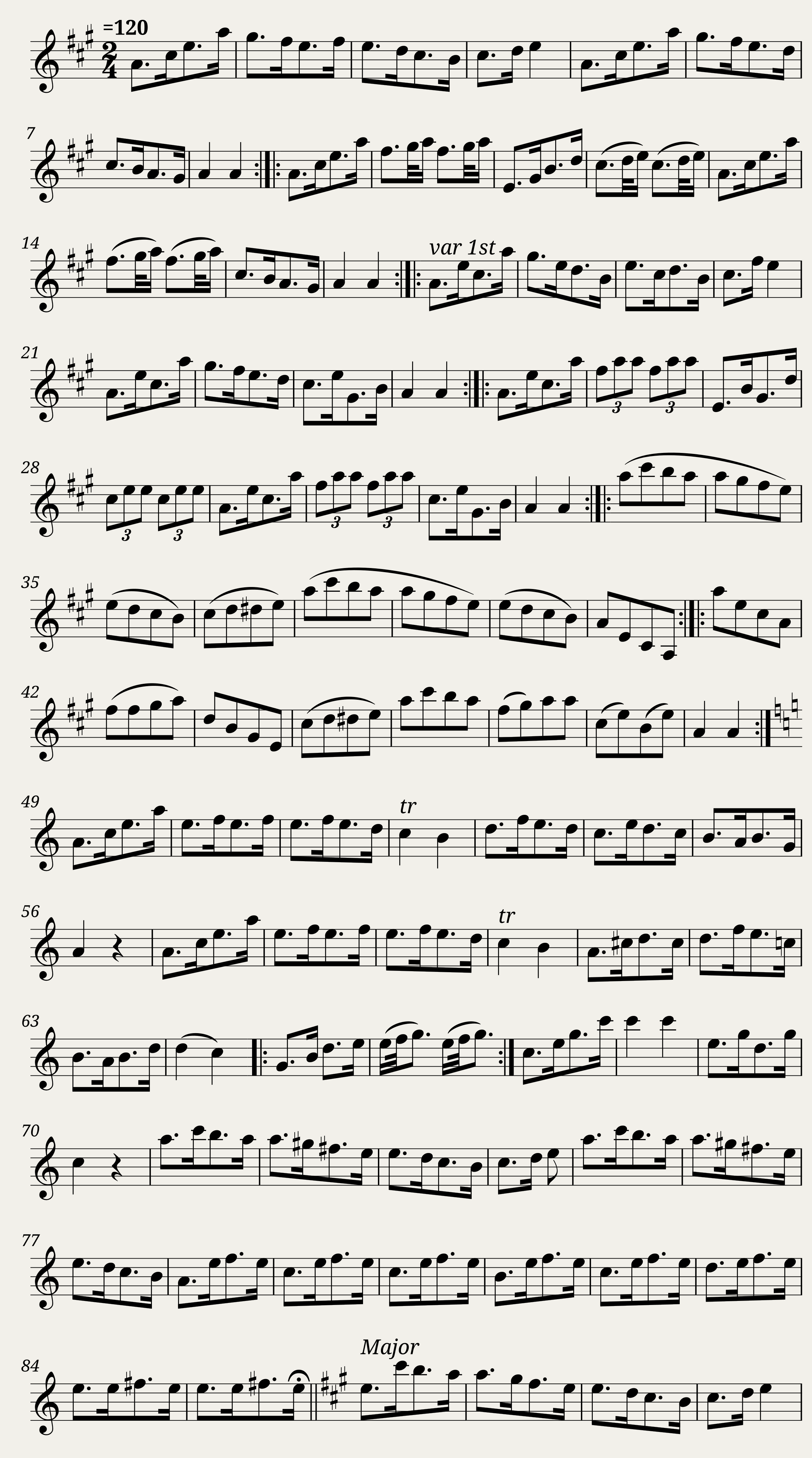 Barbini - Madame Del Caro's Hornpipe. EHo.026 — 1/2
