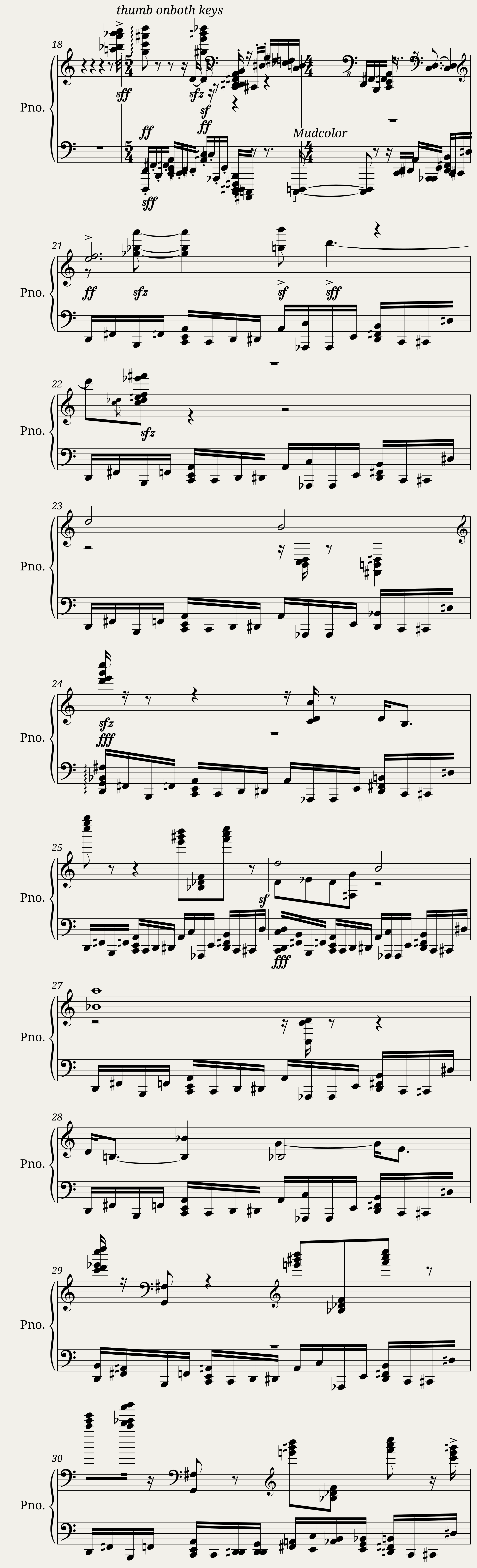 FERAL op. 1 0 9 no.1 from 3 DELINQUENT (Concert Etudes) — 2/10