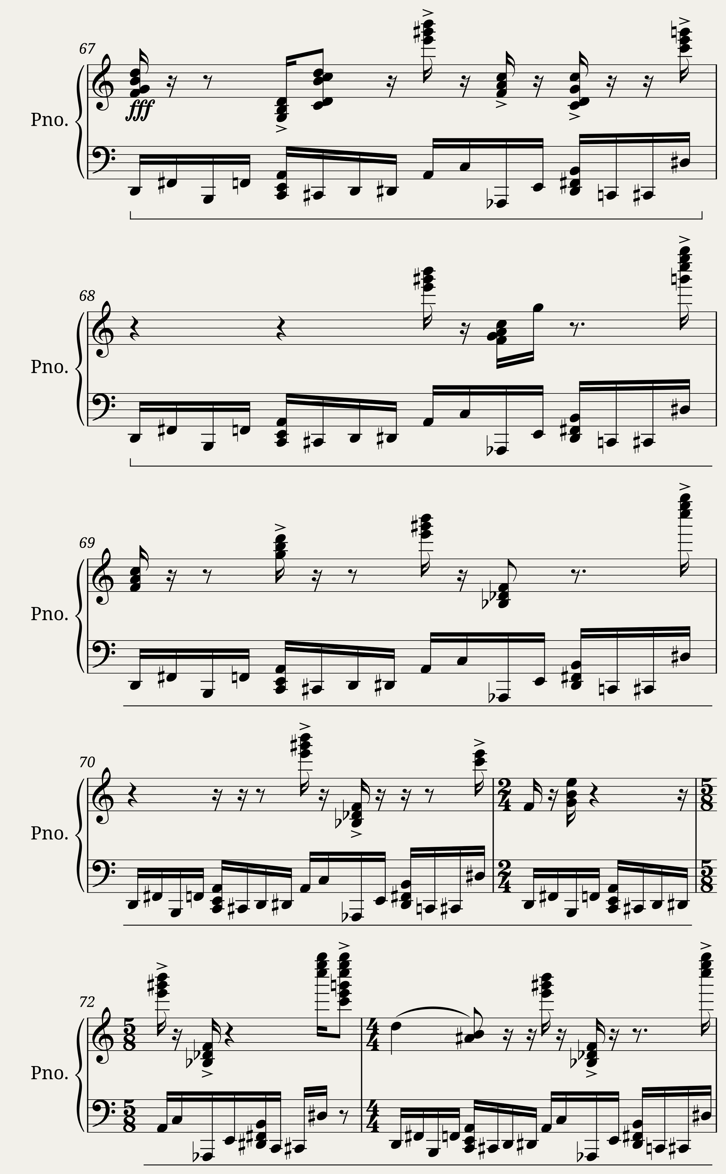 FERAL op. 1 0 9 no.1 from 3 DELINQUENT (Concert Etudes) — 6/10