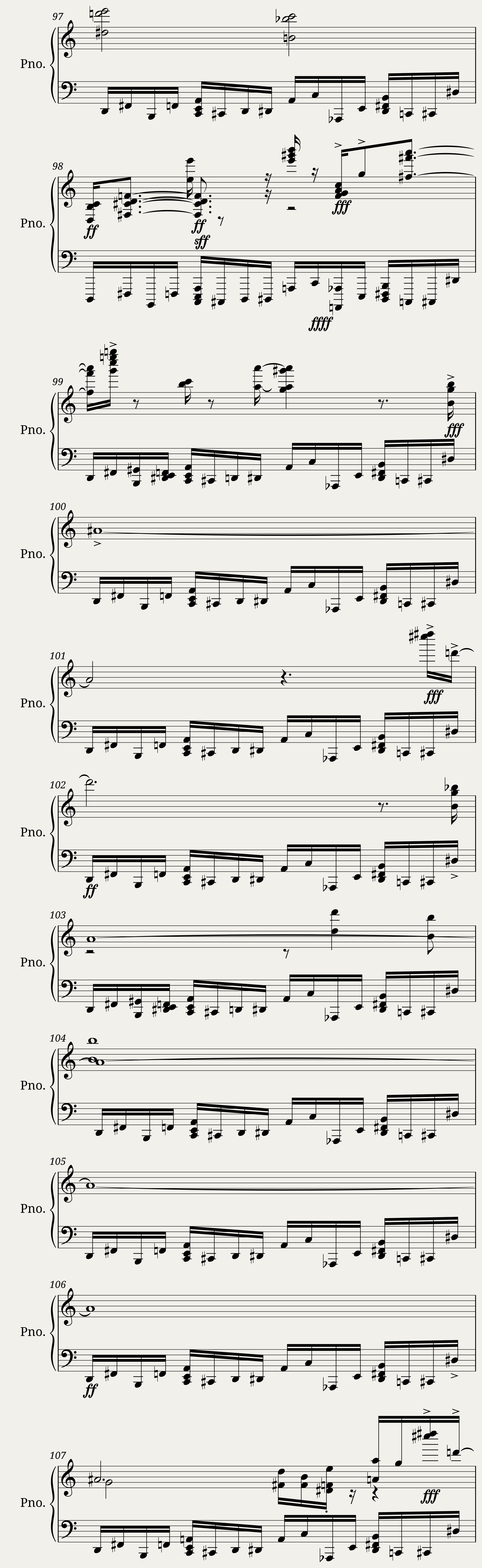 FERAL op. 1 0 9 no.1 from 3 DELINQUENT (Concert Etudes) — 9/10
