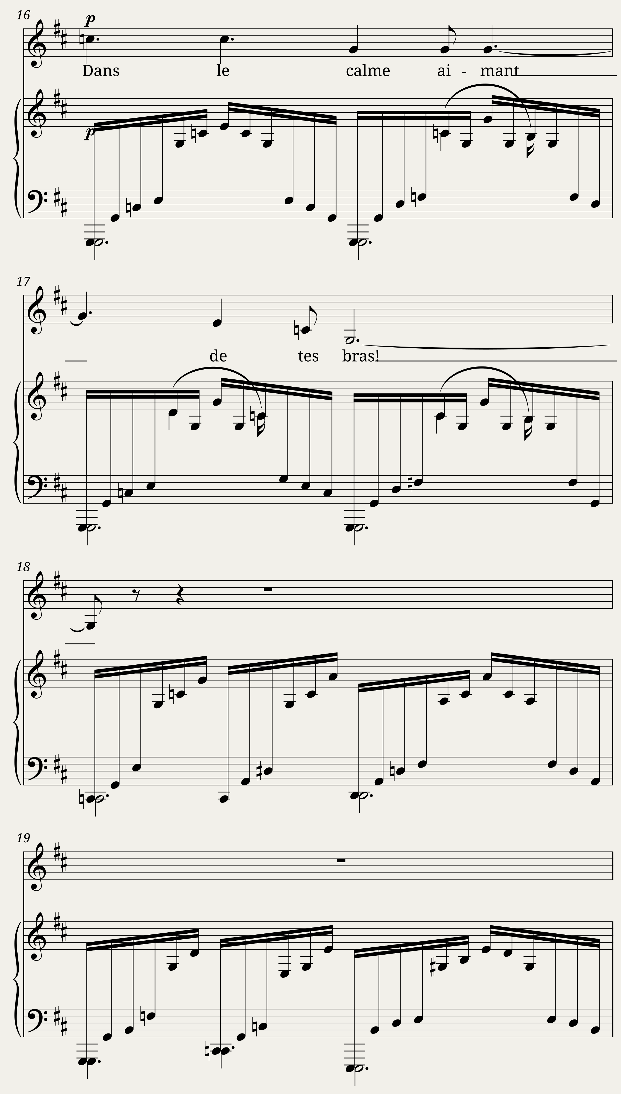 Chanson triste — 4/8