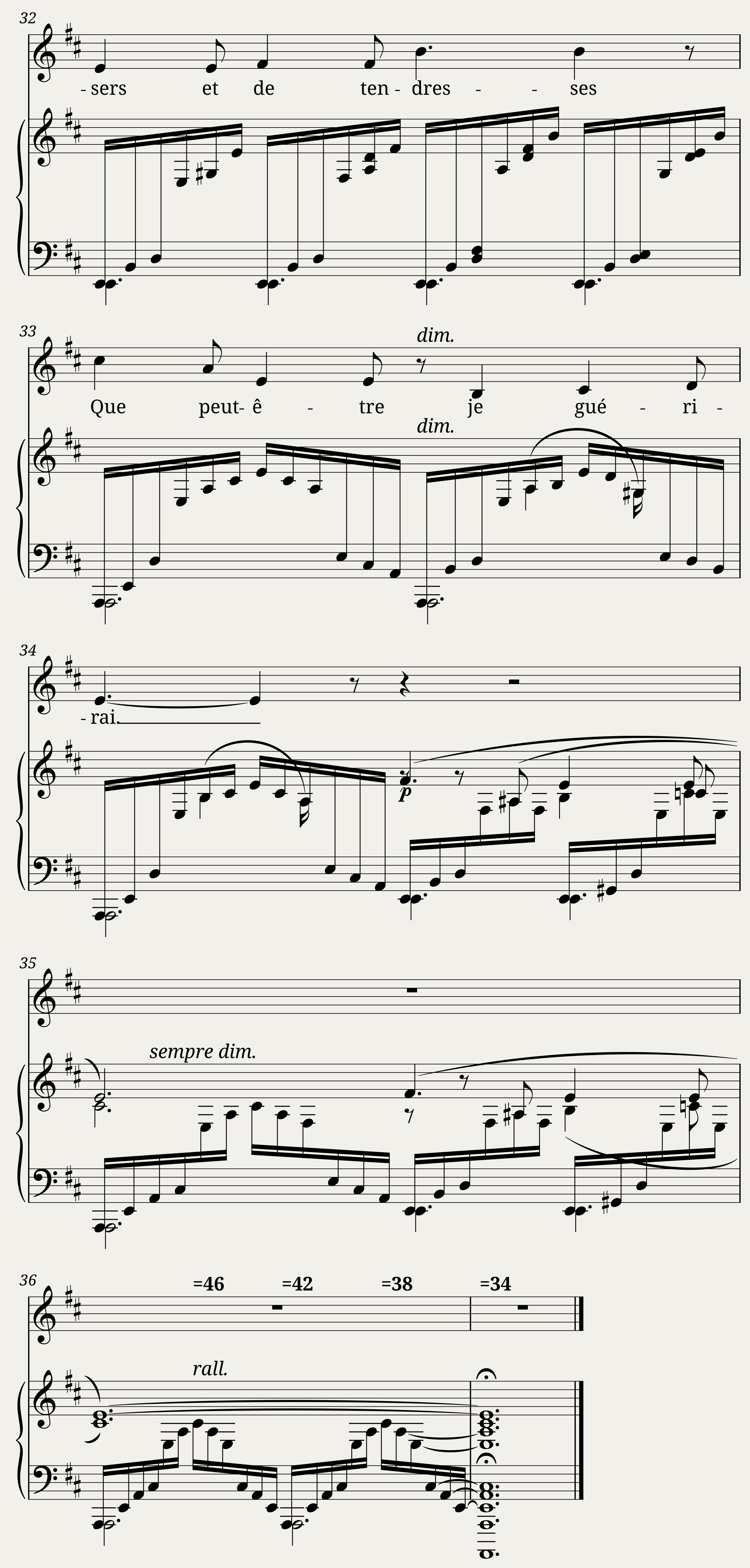 Chanson triste — 8/8