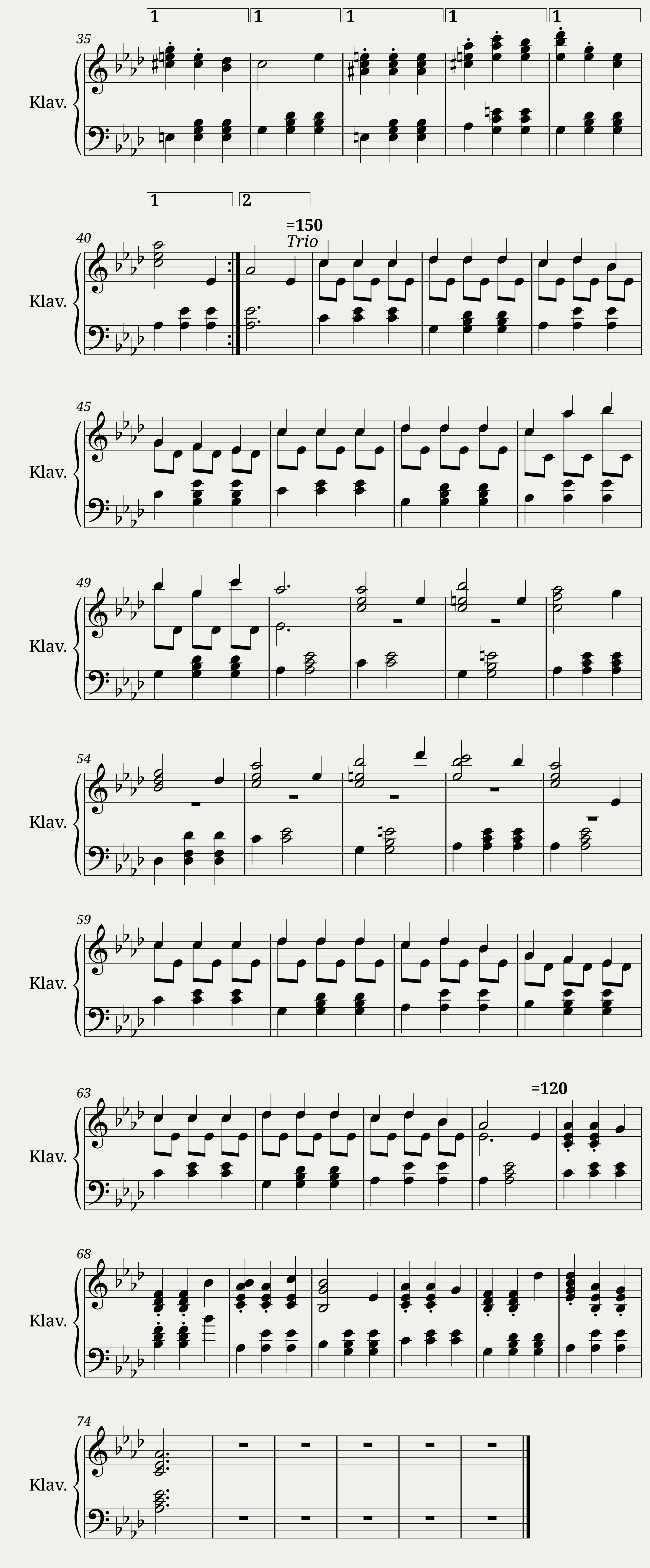 impromptu after Schubert — 2/2